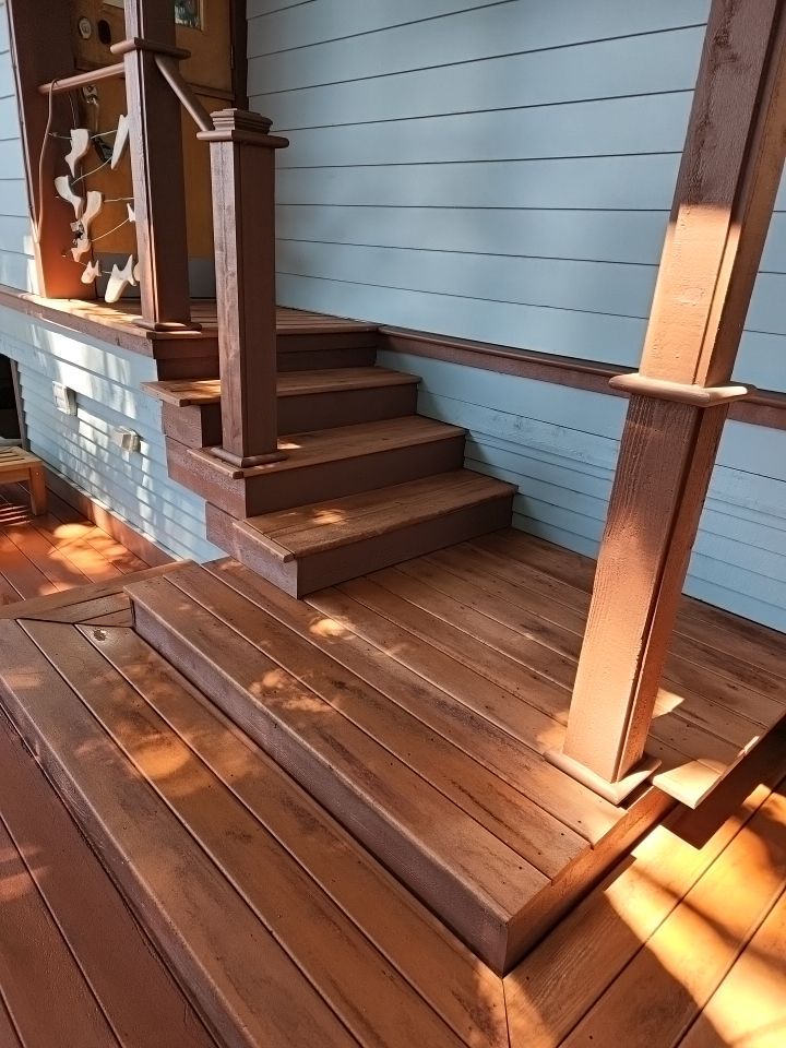Deck, Patio and Drive Wash using Surface washer by Willamette Outdoor Wash LLC