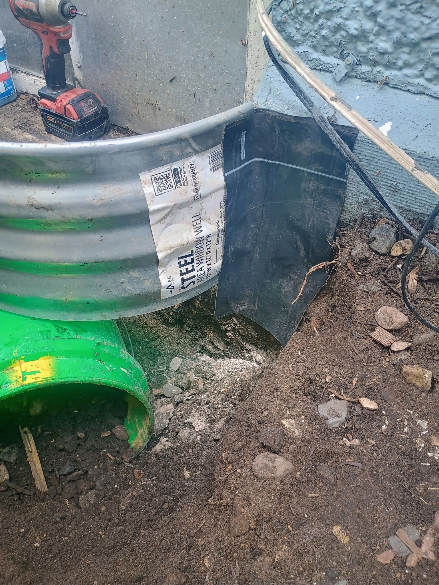 Peter's French Drain and Roof Runoff System Upgrade by Waterproofing Northeast