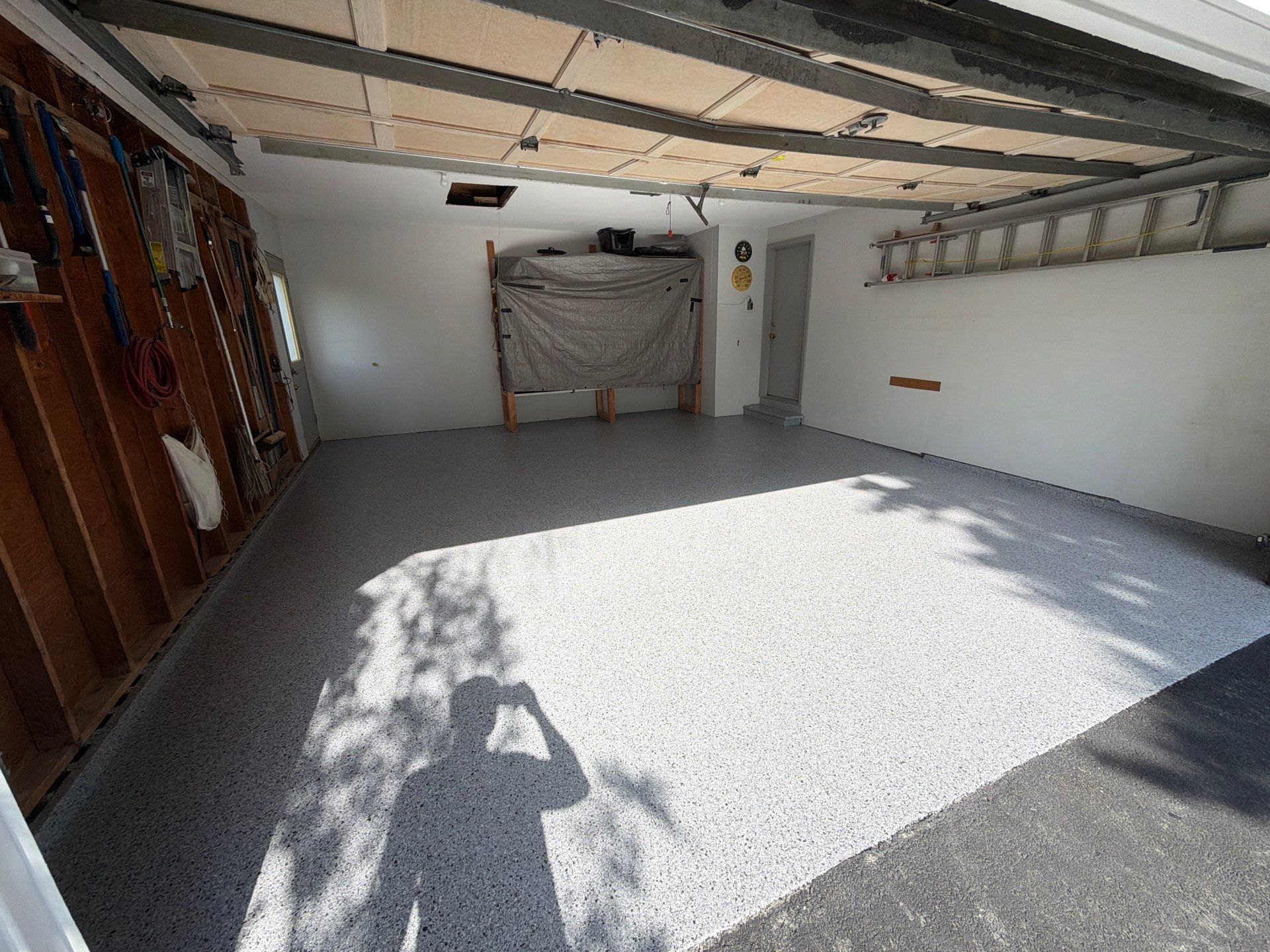 Vintage Silverado Garage Coating by NG Masonry & Construction LLC