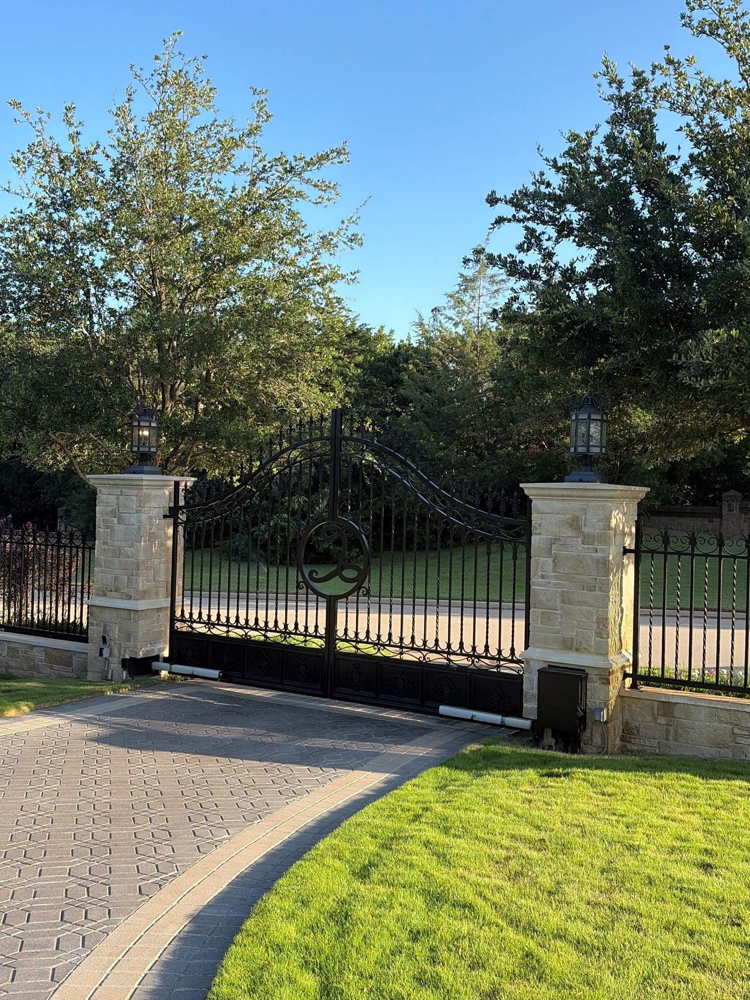 Custom Outdoor Lighting Installation for Southlake Residential Estate by Solara Custom Living