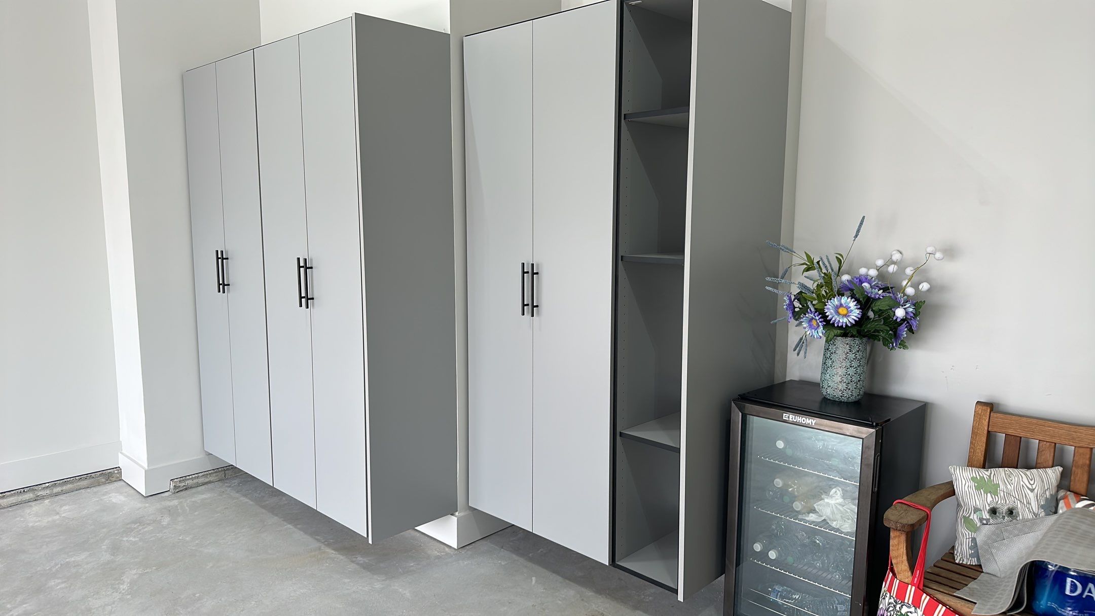 Melinda E. upgraded her garage with cabinets by Banner Garage
