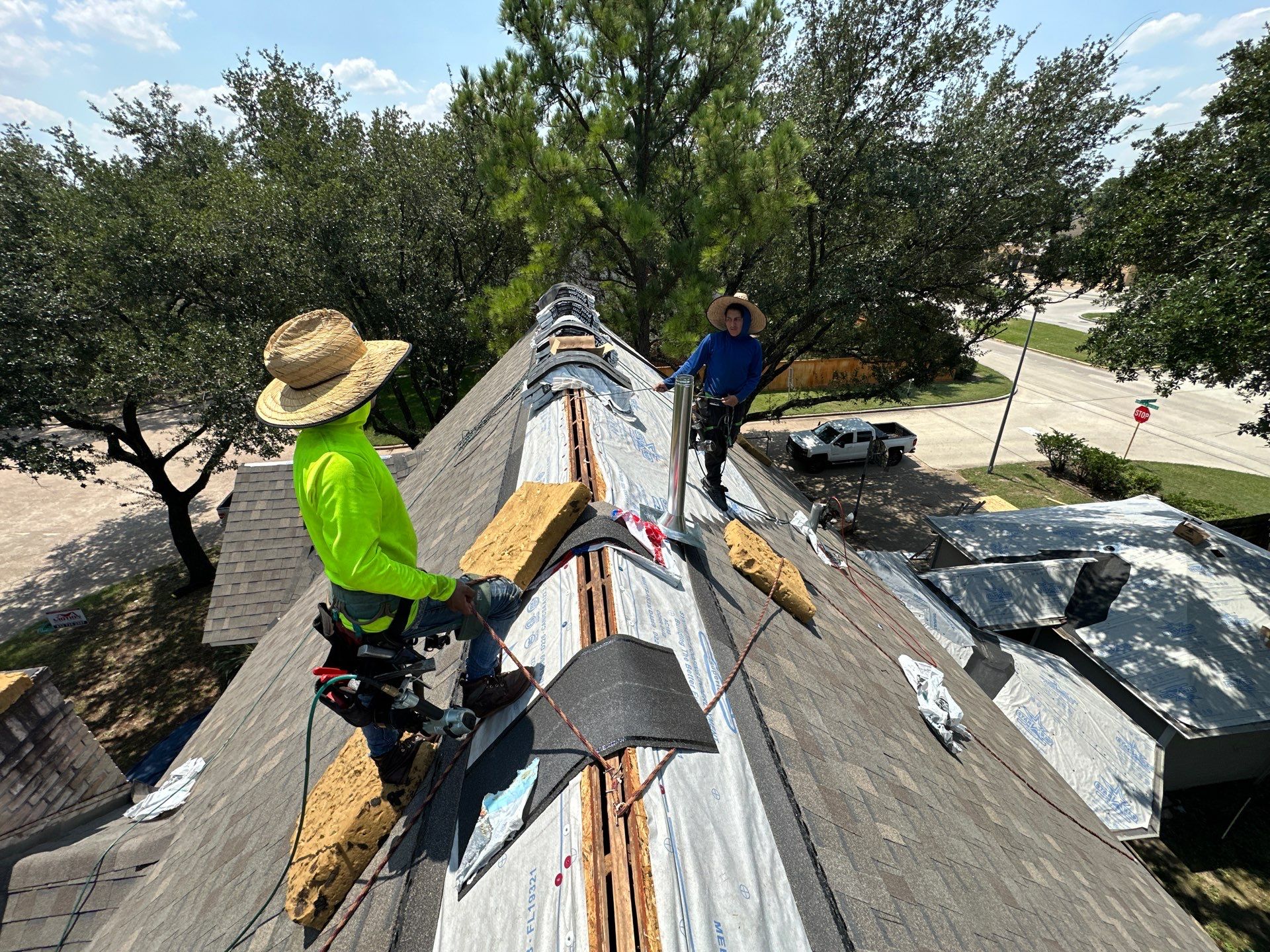 Project in Houston by Motion Roofing