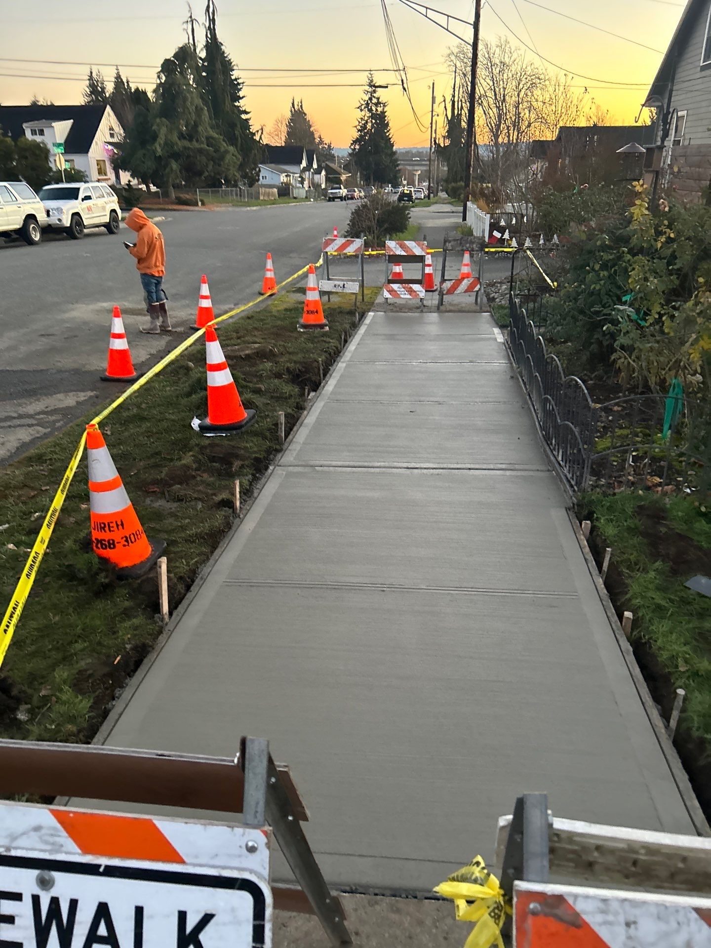 Opal Blue | Concrete Sidewalk by Jireh Asphalt & Concrete Inc 