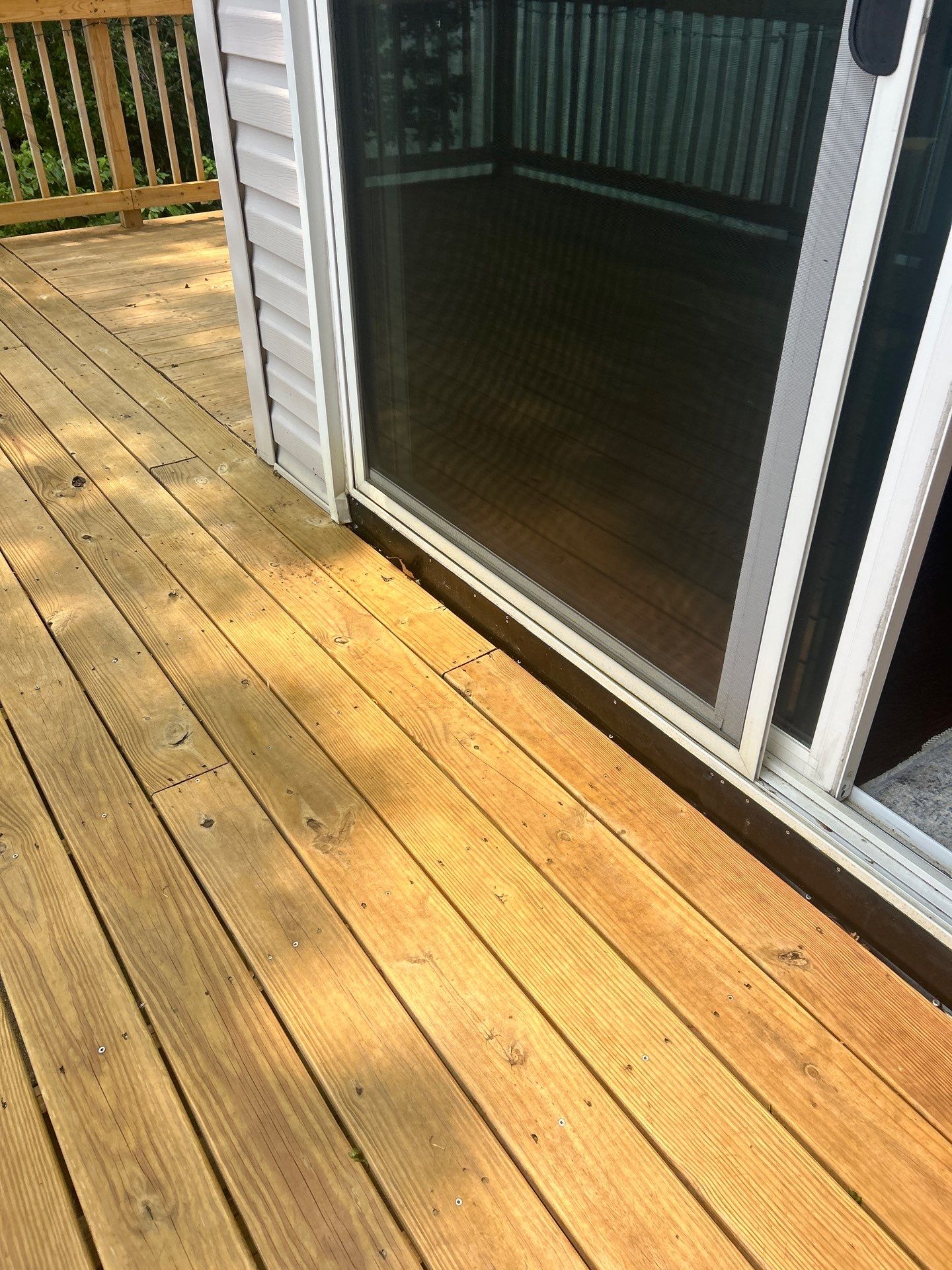Sliding door with extra waterproofing by Window Depot of Annapolis