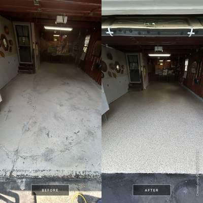Concrete Floor Coating in Shoreline