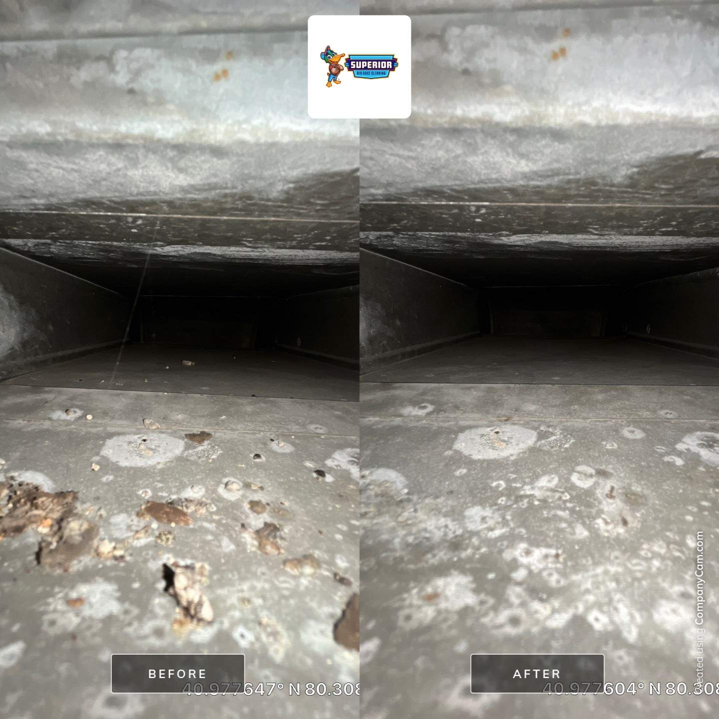 Air Duct Cleaning With a Vacuum Truck in New Castle, PA by Superior Air Duct Cleaning