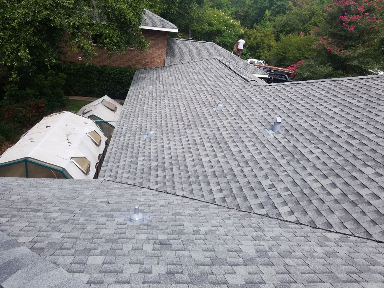Residential Roofing Installation using Roof Replacement by American Roofing & Construction LLC