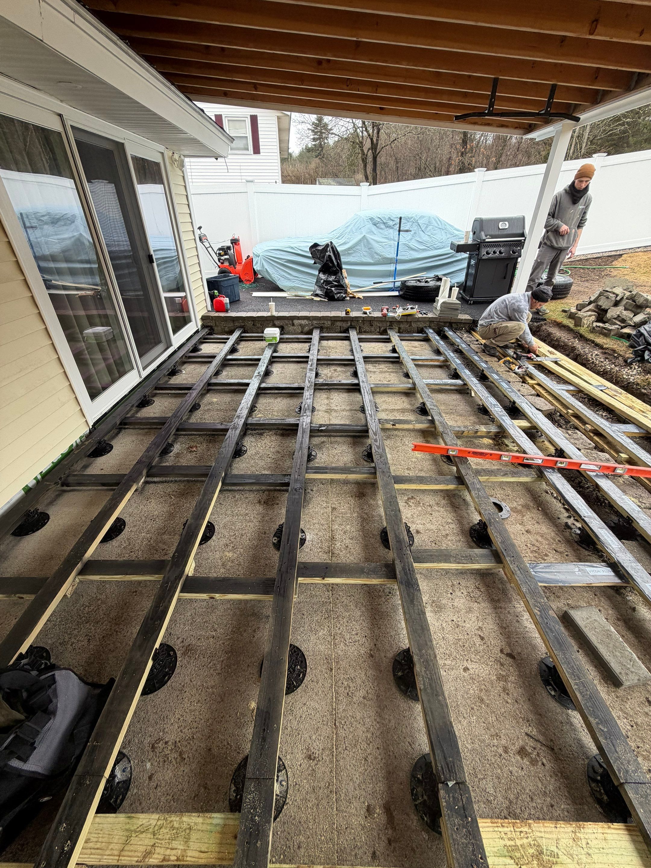 Composite Deck Installation in Hudson by UBrothers Construction