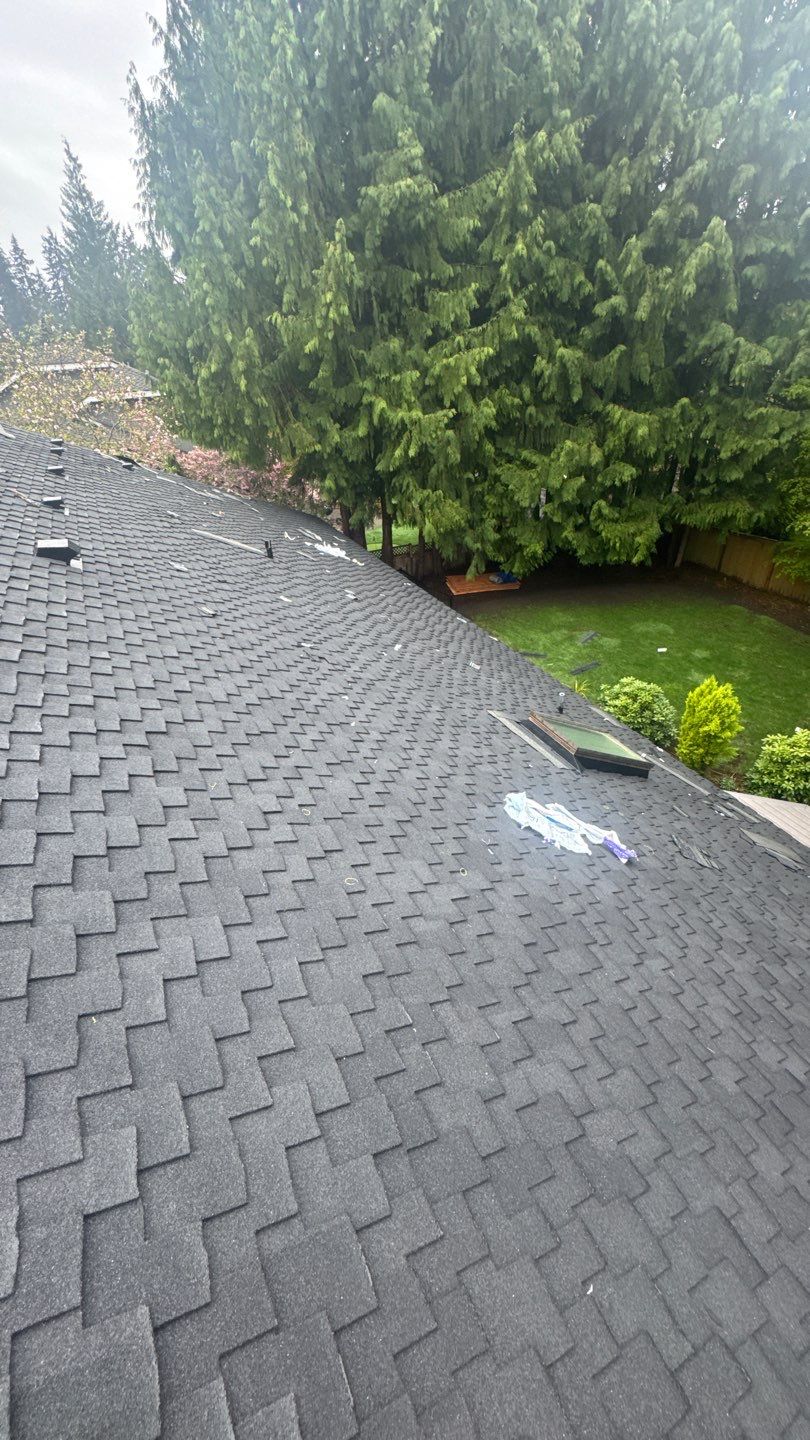Residential Roofing Installation using GAF UHDZ Shingles by Roofing Formula LLC