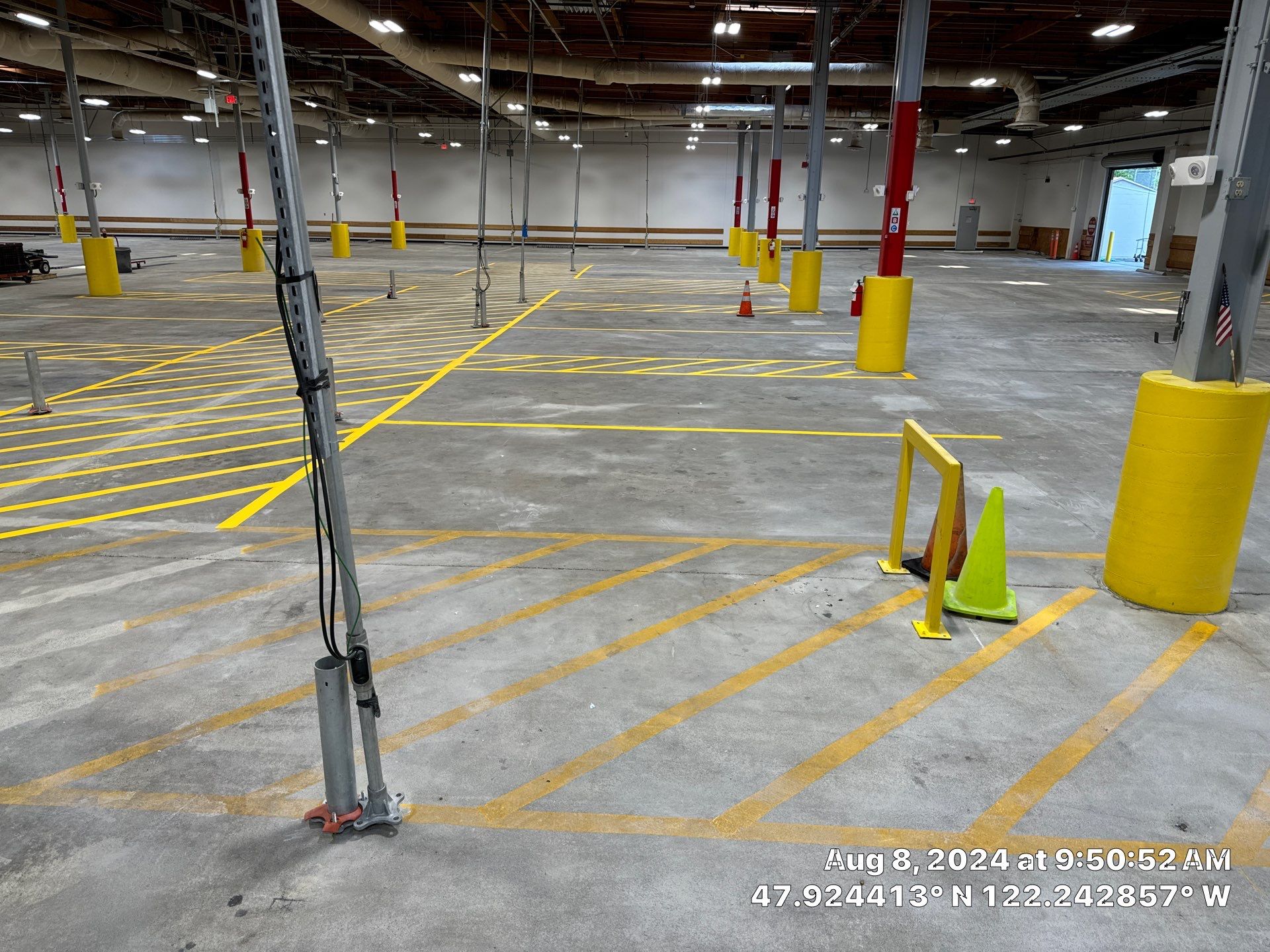 USPS Asphalt Patch Repair, Indoor Parking Lot Sandblast, Outdoor Parking Lot Sealcoating & Indoor/Outdoor Parking Lot Striping  by Jireh Asphalt & Concrete Inc 