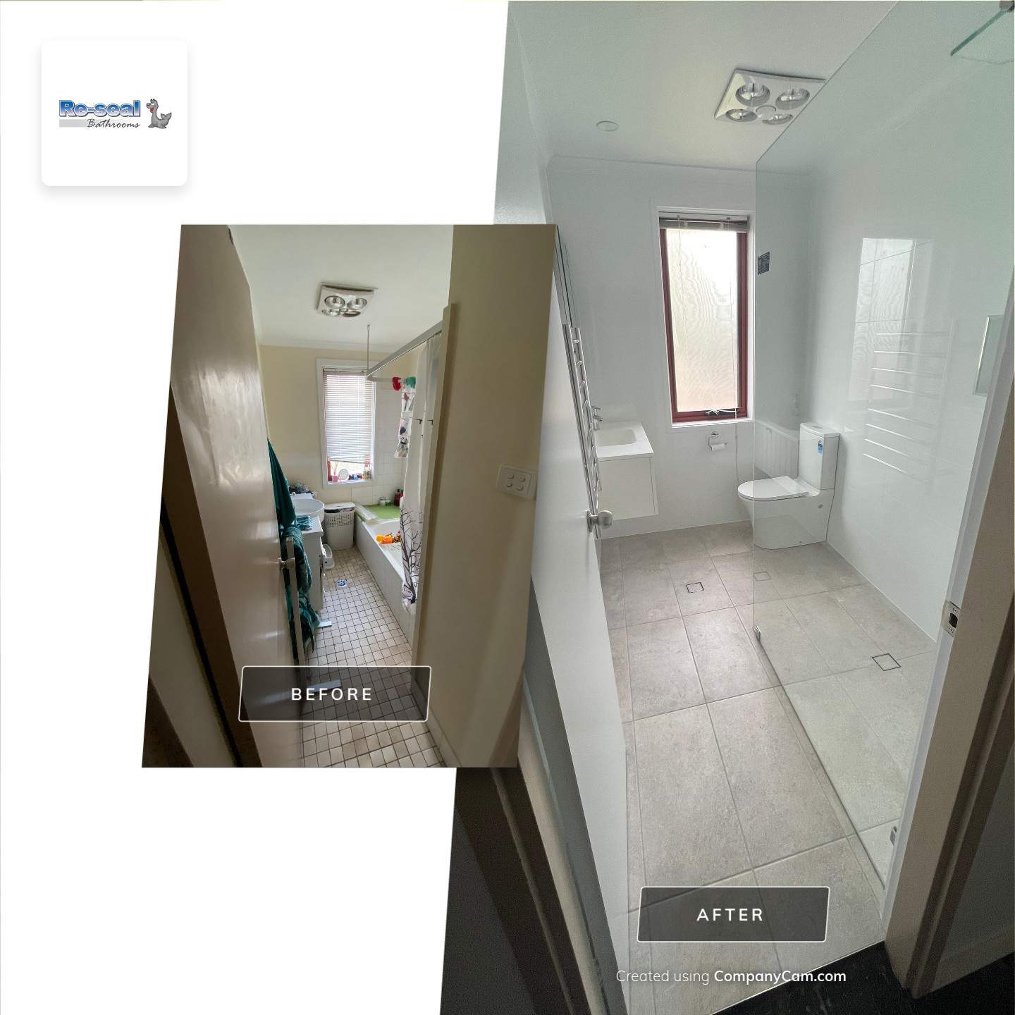 Bathroom, Toilet & Laundry Renovation by Re-seal Bathrooms
