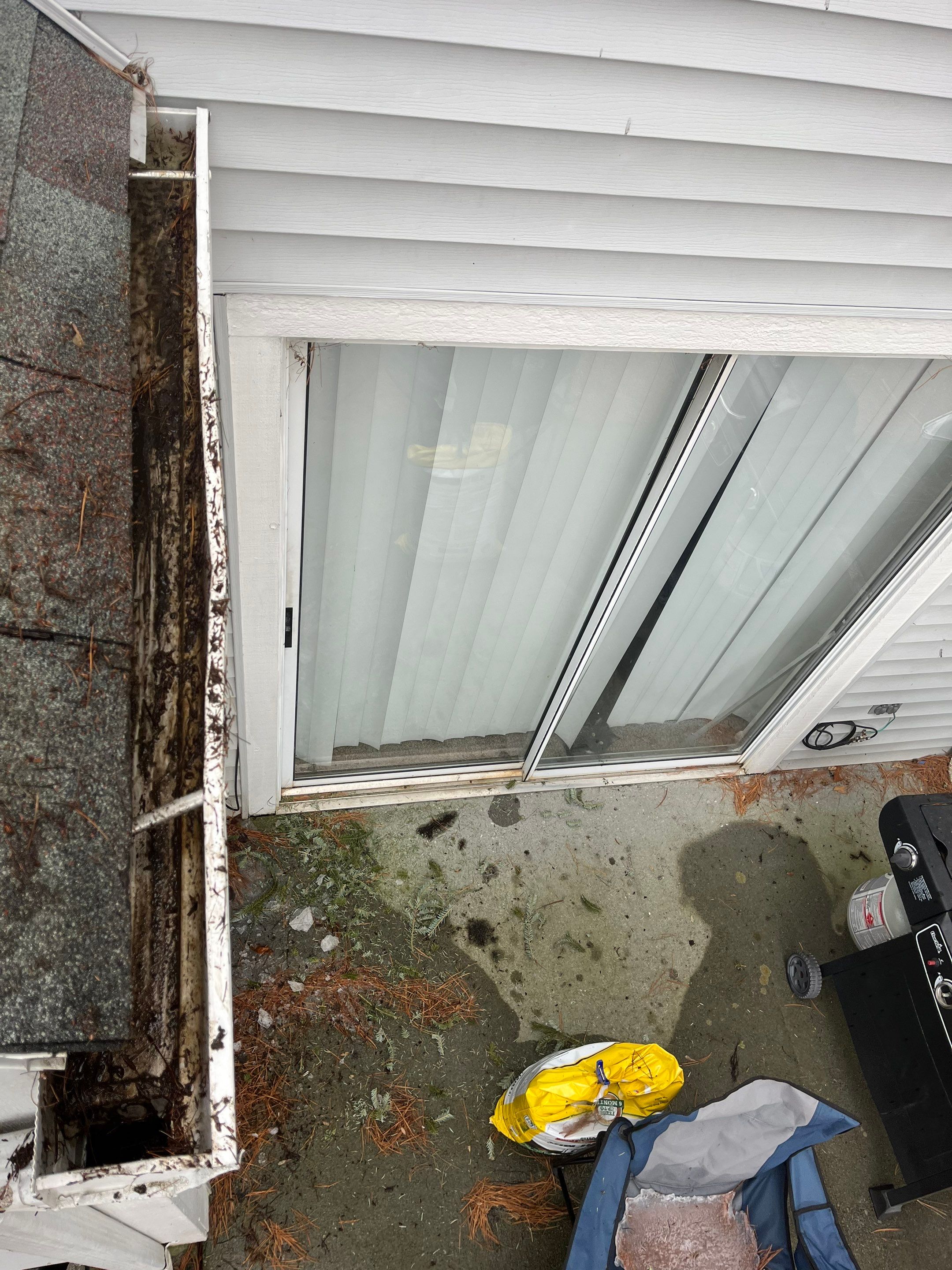 Commercial gutter cleaning Boone & Blowing Rock, NC after photo with clean gutters