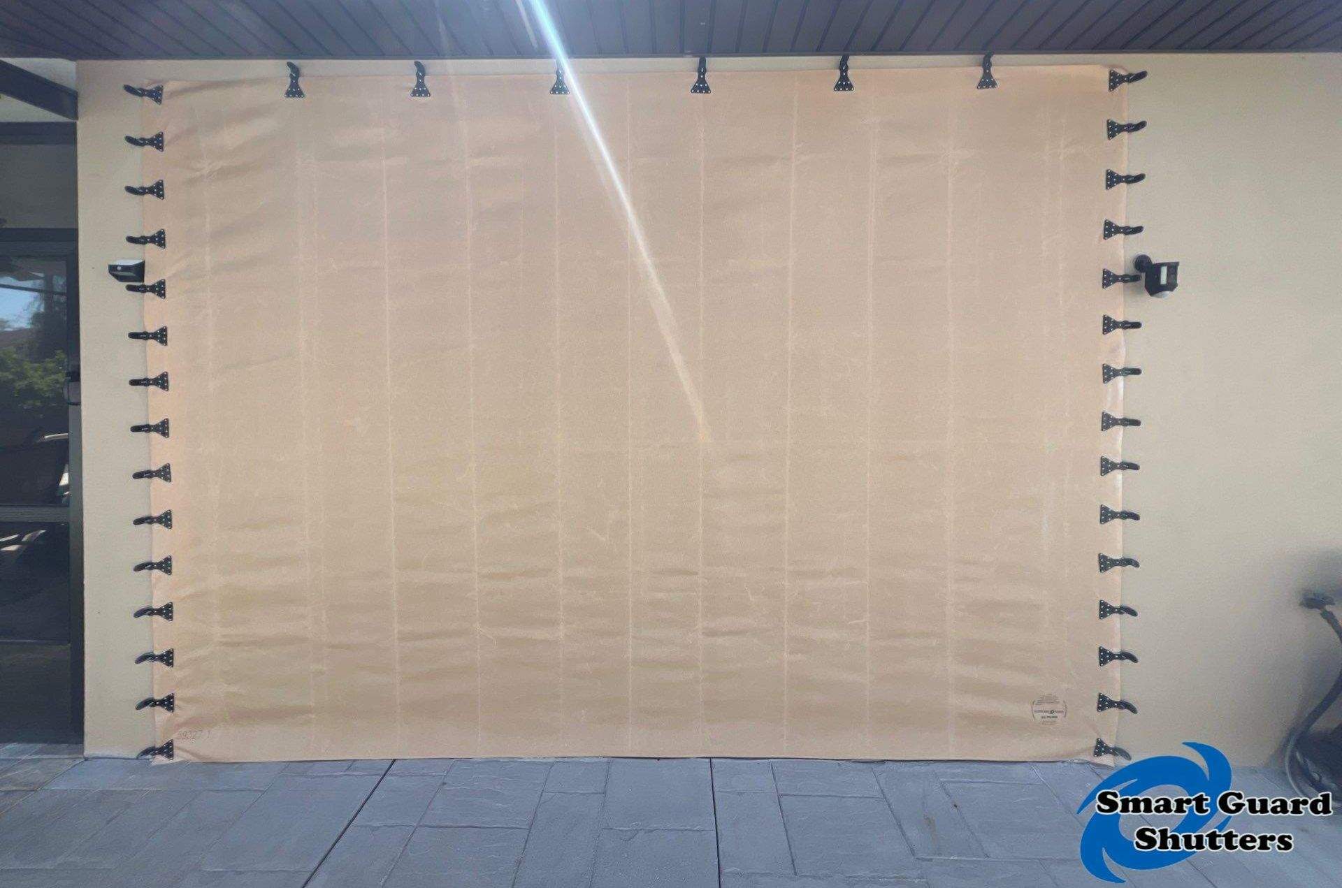 Hurricane Protection in Tan / Ivory by Smart Guard Shutters