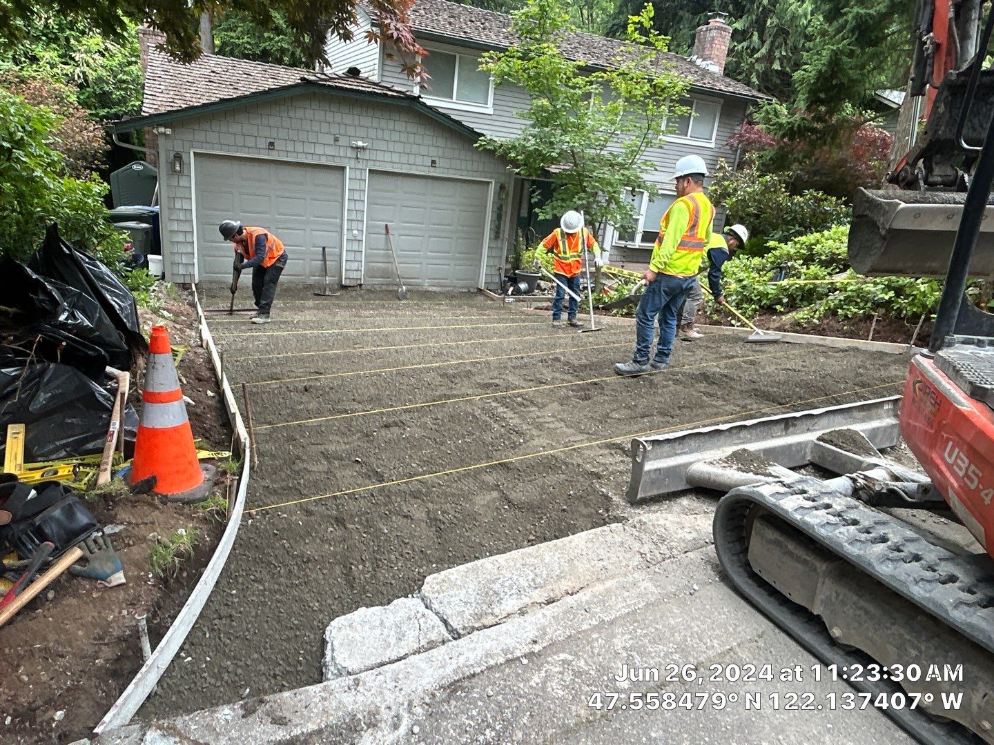 Kate | Concrete Driveway & Walkway by Jireh Asphalt & Concrete Inc 