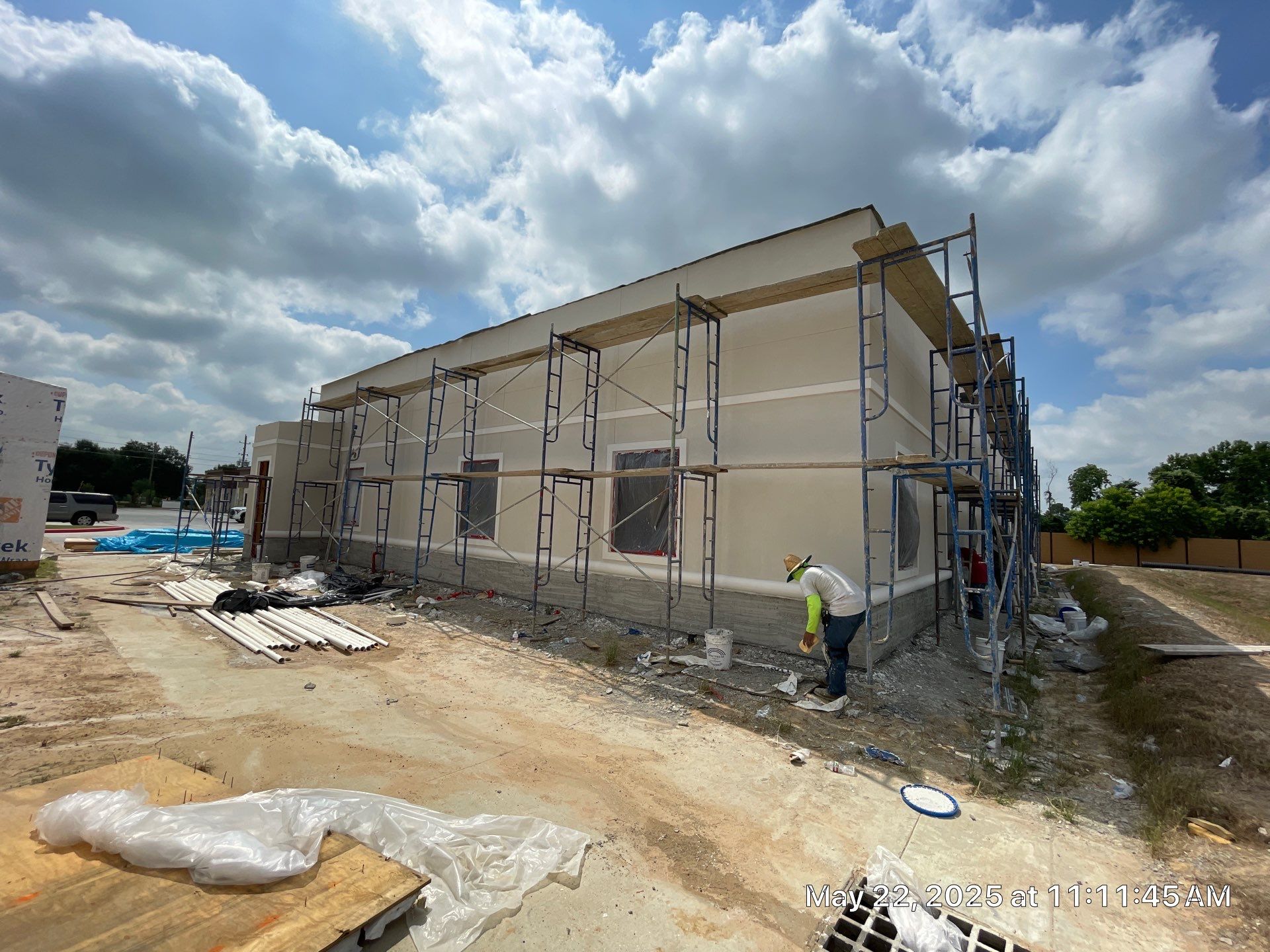 Cypress Commercial Blend: Stucco and Thin Stone by Apex by Apex Conventional Stucco Llc