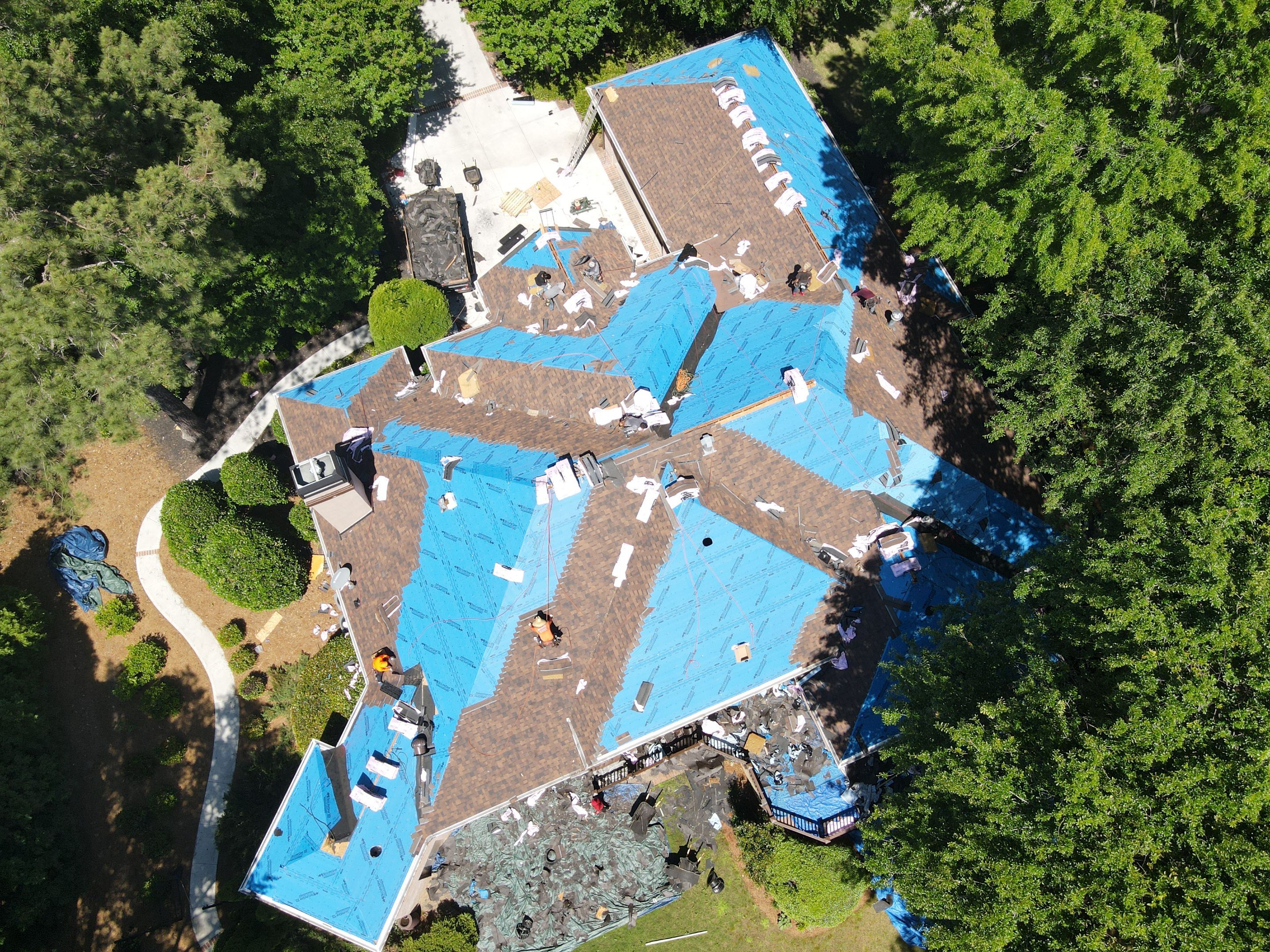 Residential Roofing Installation using Owens Corning by Inspector Roofing and Restoration