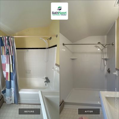 Tub to Shower