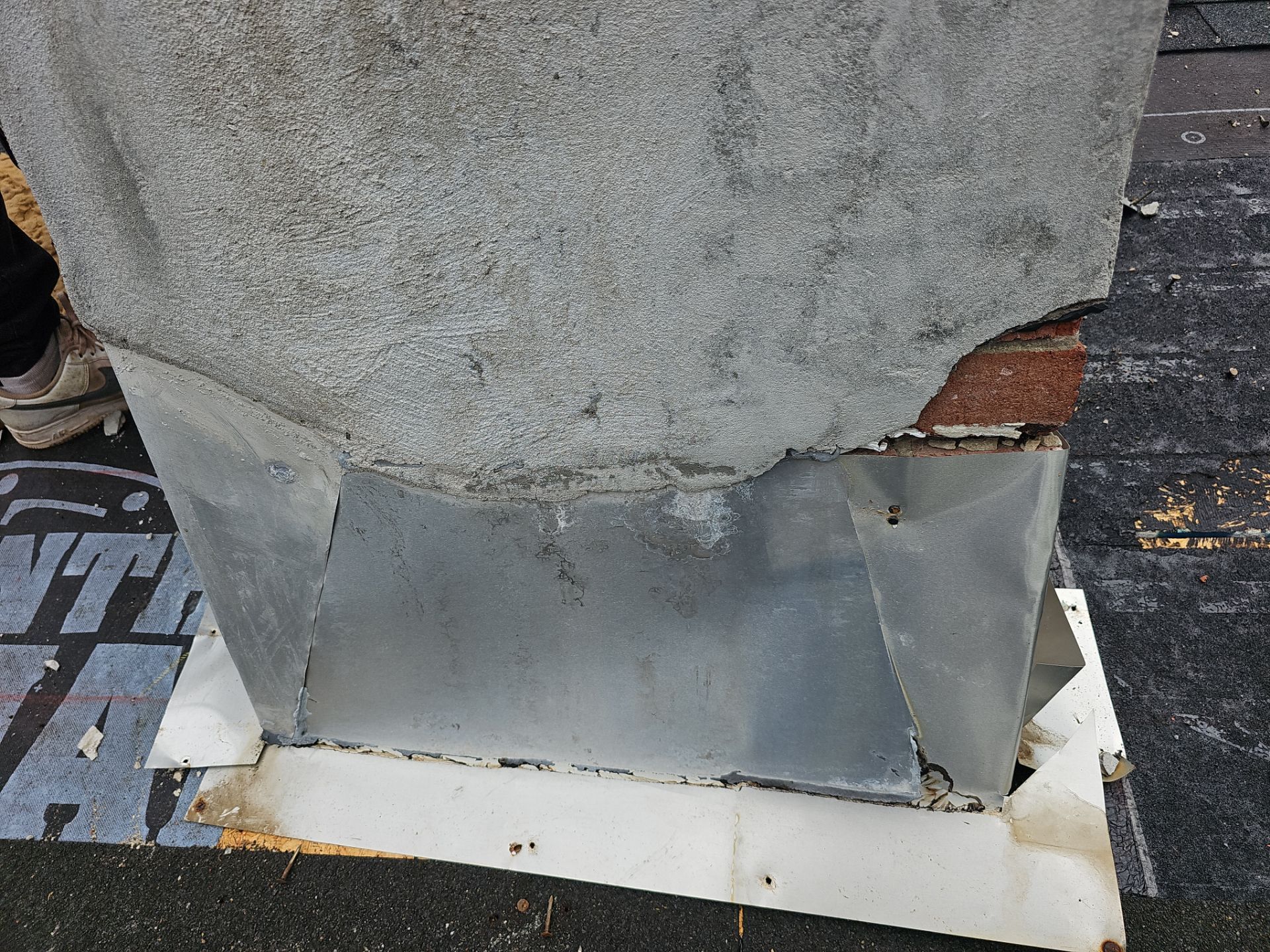 Roof Repair - Chimney Flashing by Winchester Roofing
