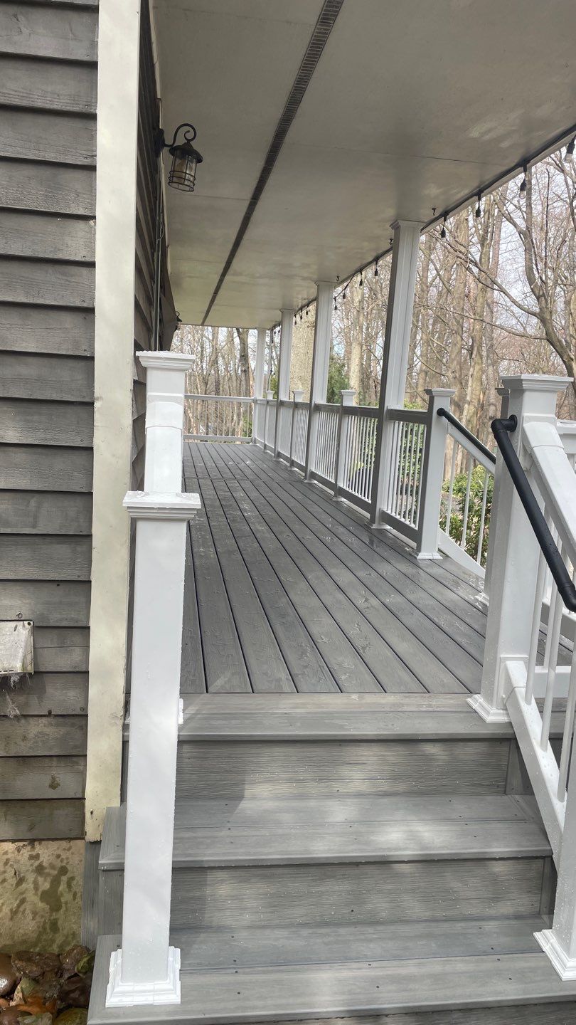 Porch Resurface in Clinton NJ by deck guardian