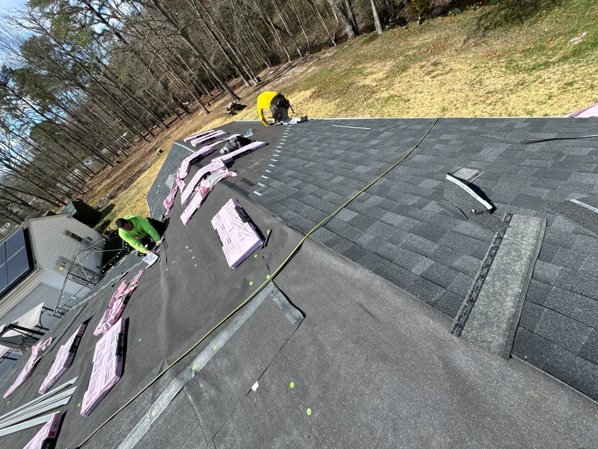 Onyx Black Shingles by Reimagine Roofing