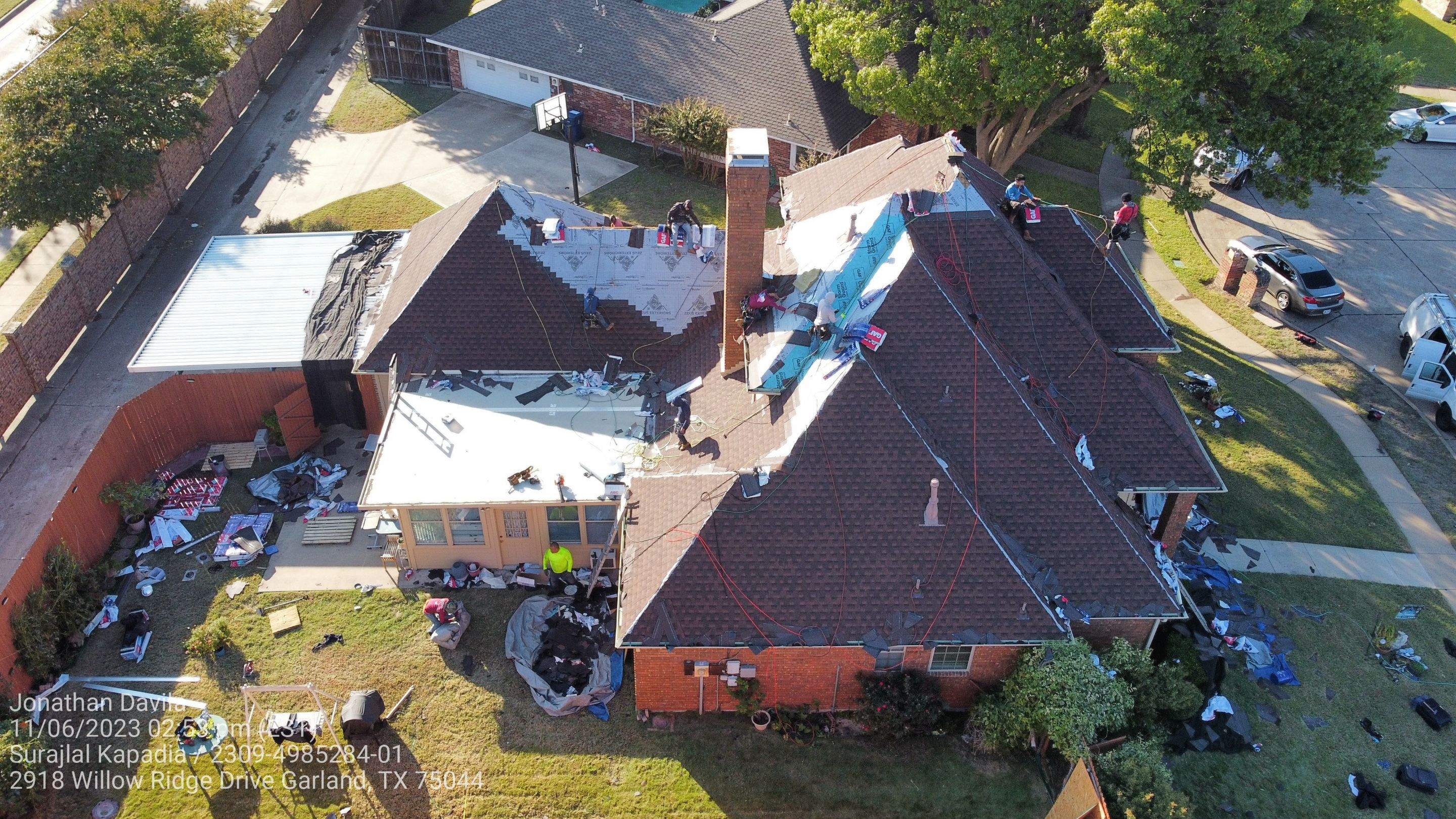 Project in Garland  by Zeus Exteriors