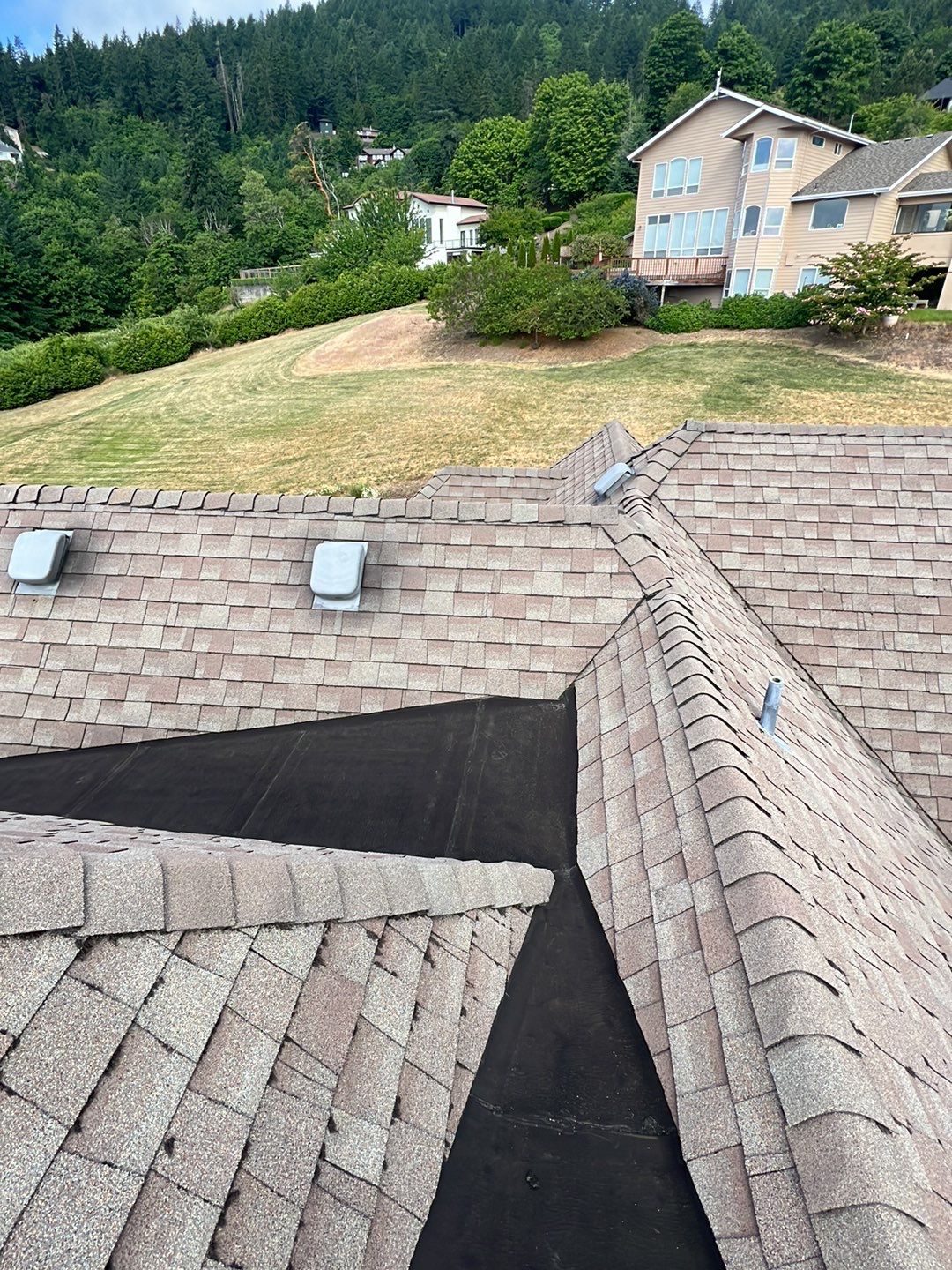 Residential Roofing Installation using Malarkey Windsor 50 Year Shingle (Color: Storm Grey) by Orezona Building & Roofing Company, Inc.