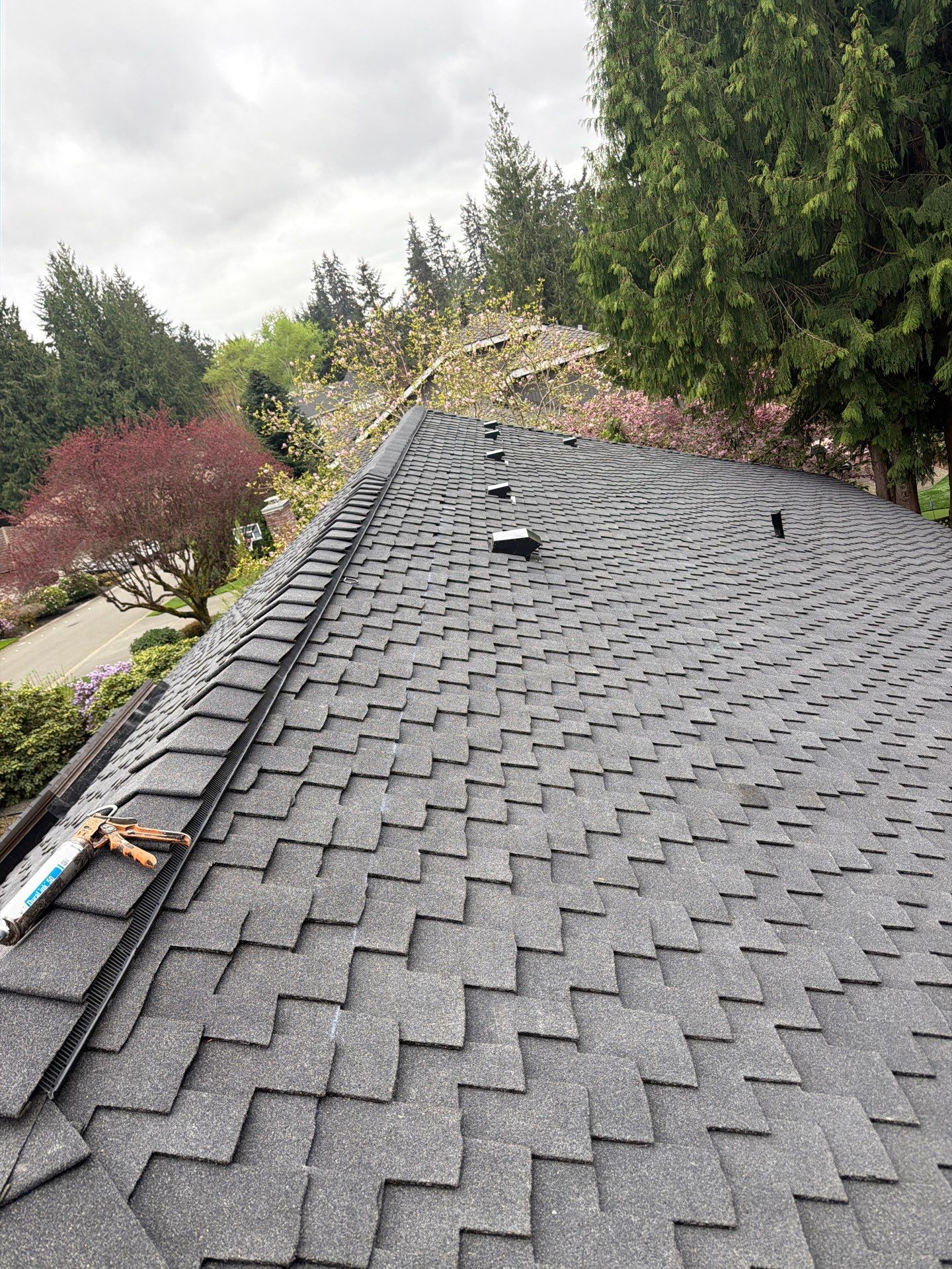 Residential Roofing Installation using GAF UHDZ Shingles by Roofing Formula LLC