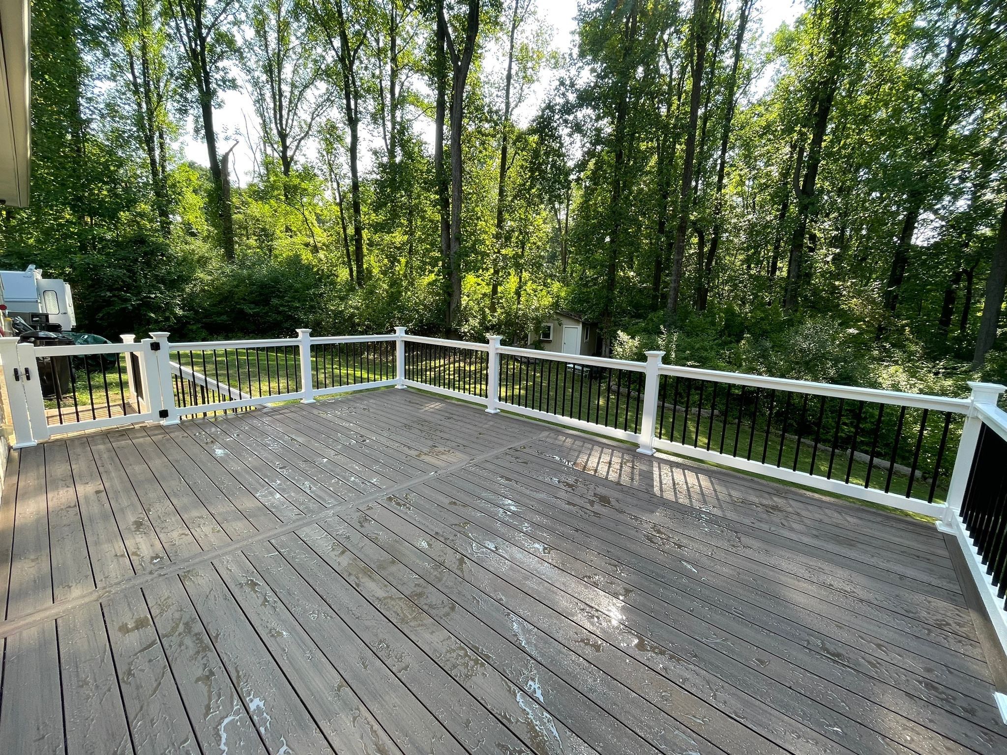Deck Resurface using Deckorators Voyage - Color Khaya by deck guardian