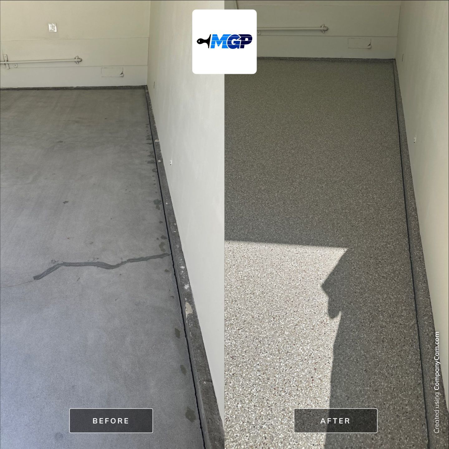 San Luis Obispo Garage Floor Coating Using Simiron Polyurea System by MGP Coatings