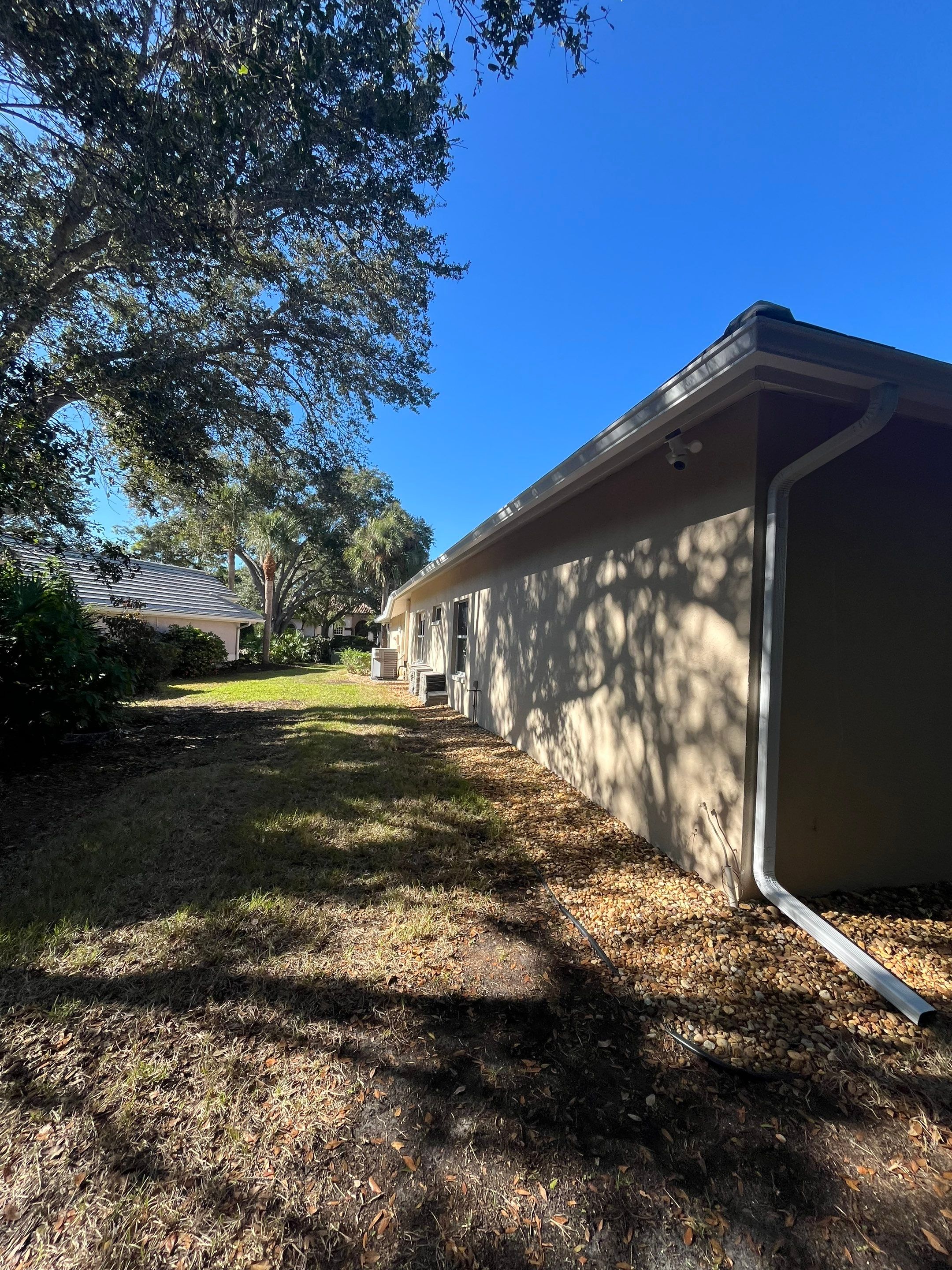K-Style Seamless Gutter Installation using 6 Inch Seamless Gutters in Bonita Spring FL by Gutter Professors