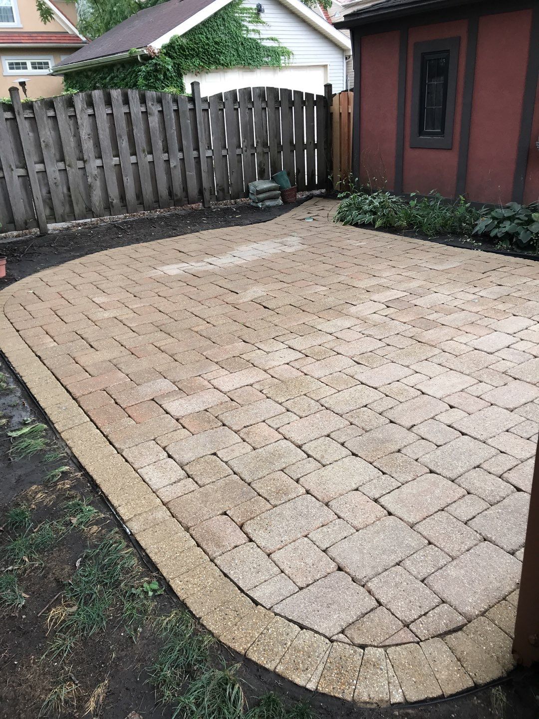 Brick paver clean, sand and seal.  using Surebond SB-1300 by Northern Power Washing LLC.
