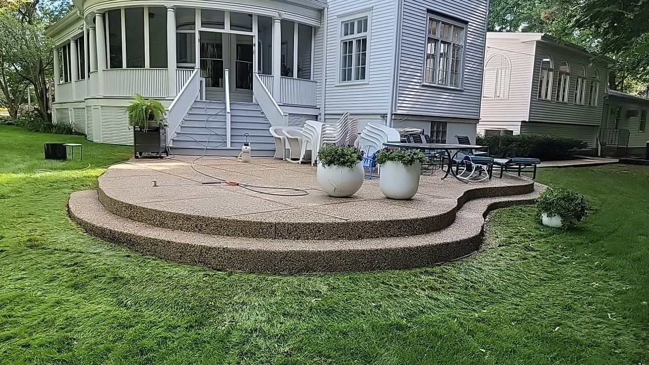 Housewashing  using Algaecide, soft wash soap by Northern Power Washing LLC.