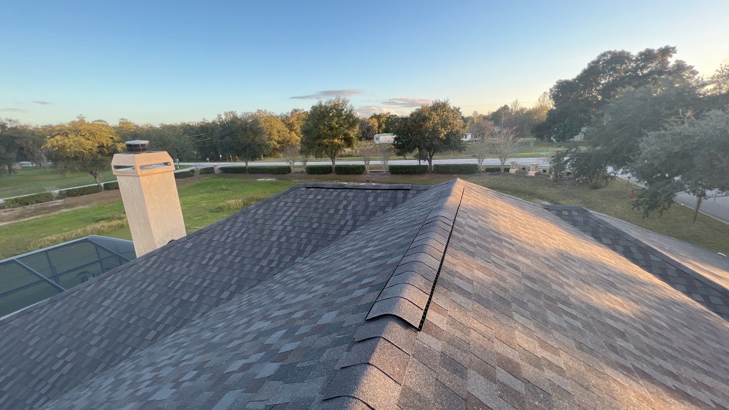 Residential Roofing Installation using GAF Timberline HDZ American Harvest by 1st Class Roofing, Inc.