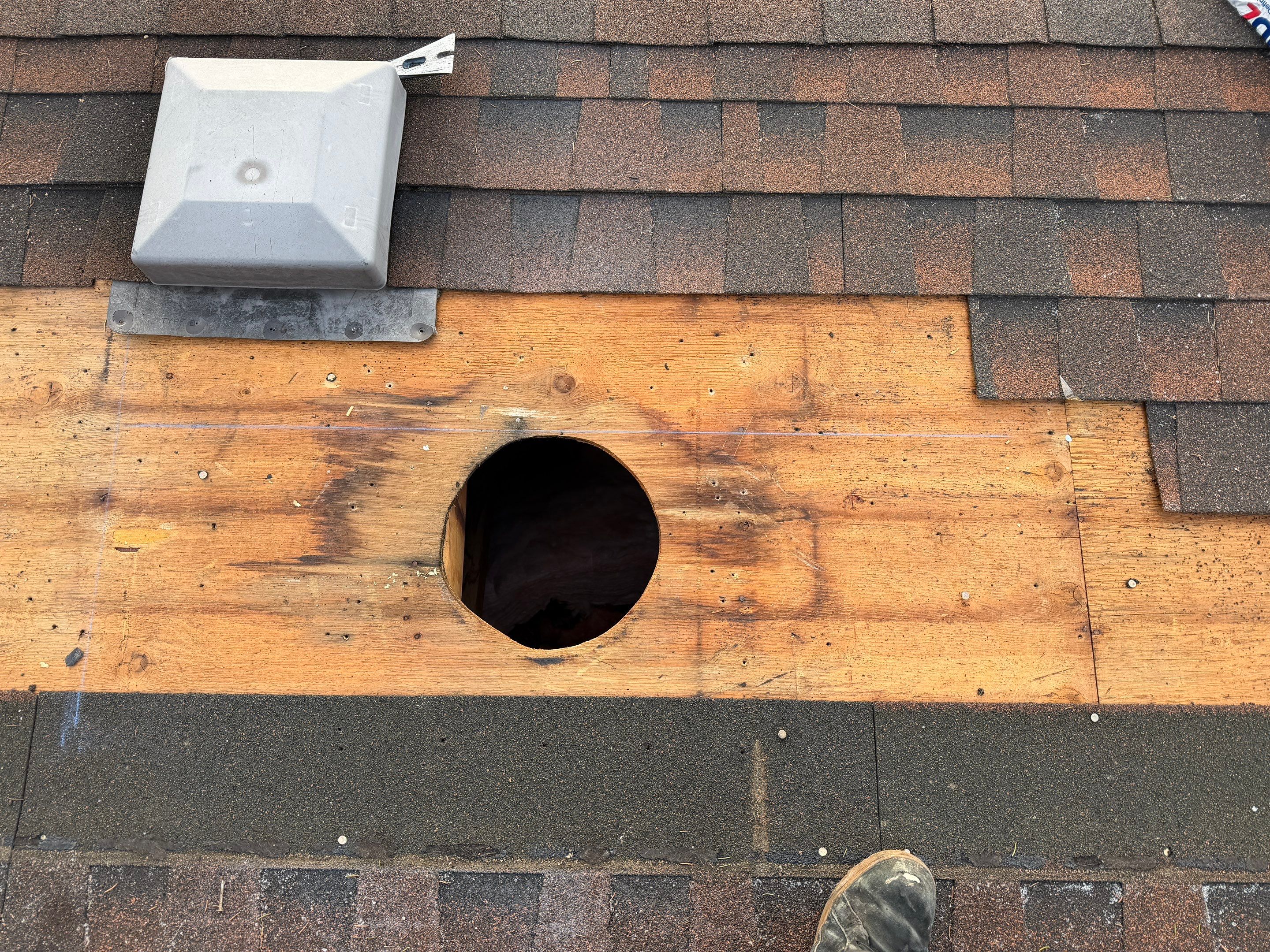 Project by The Roofing Crew by The Roofing Crew