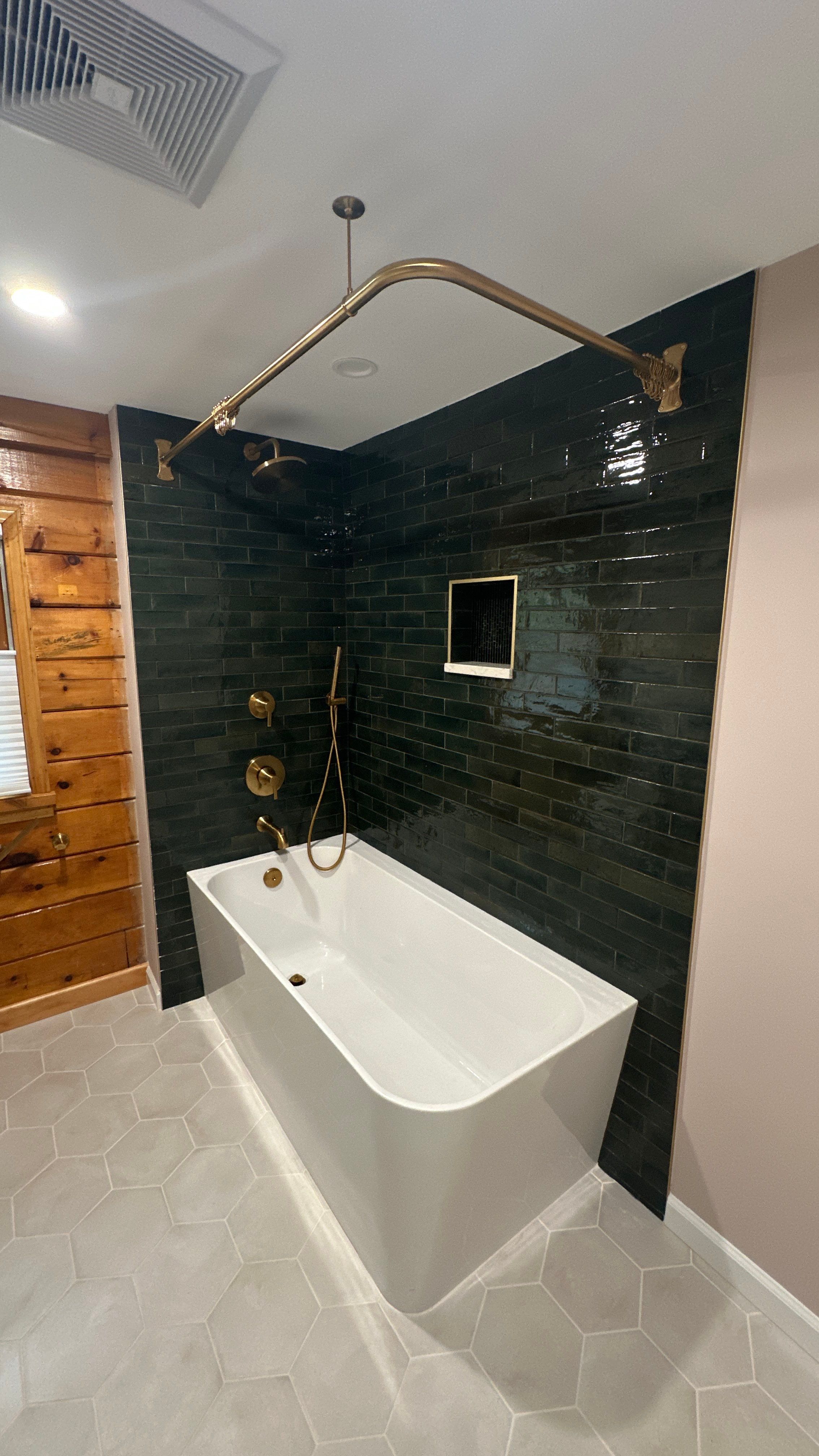 Brandt Double Bathroom Remodel by Integrity Tile and Home LLC