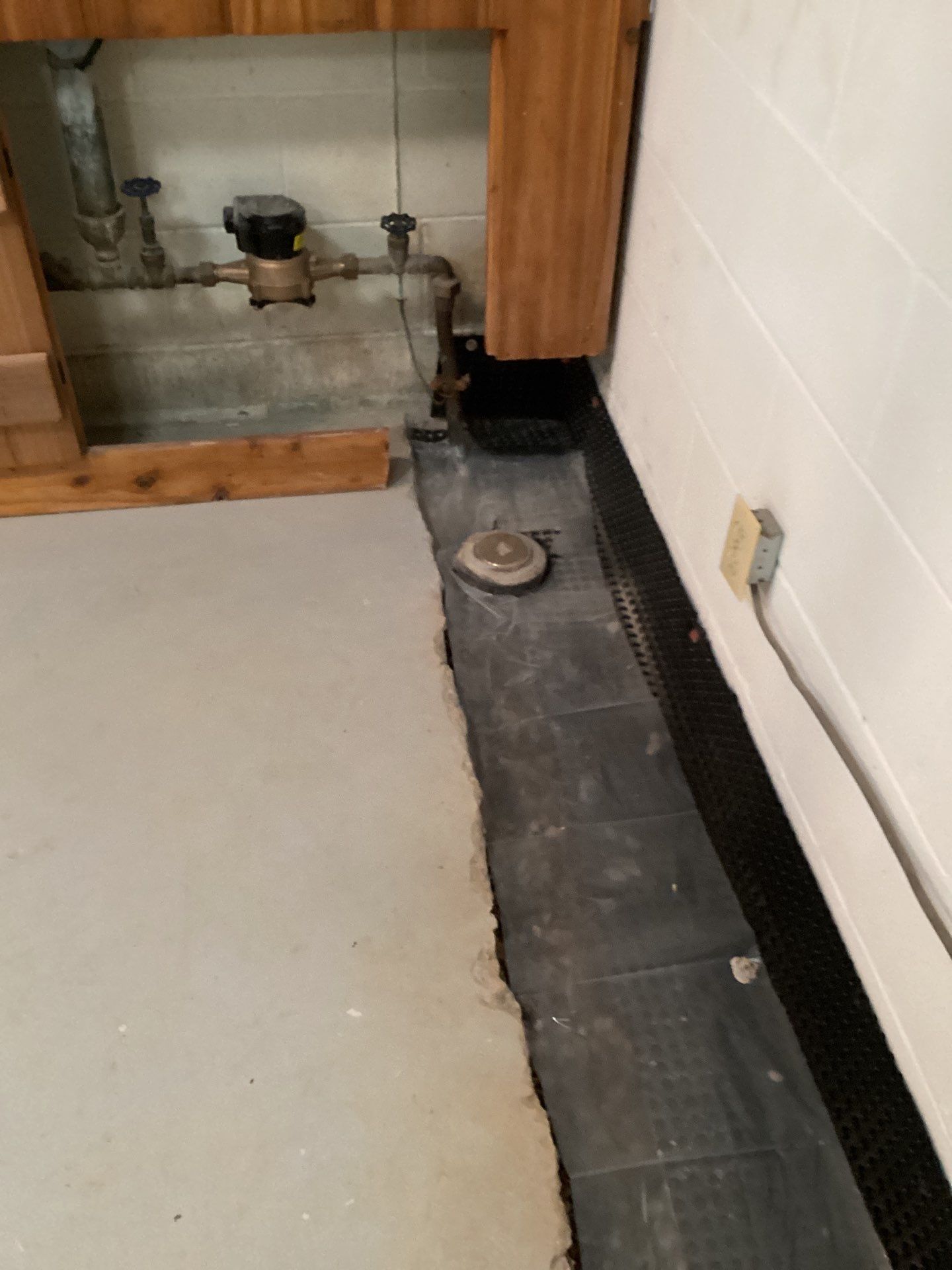 Drain tile in Woodbury by Waterproofing Northeast