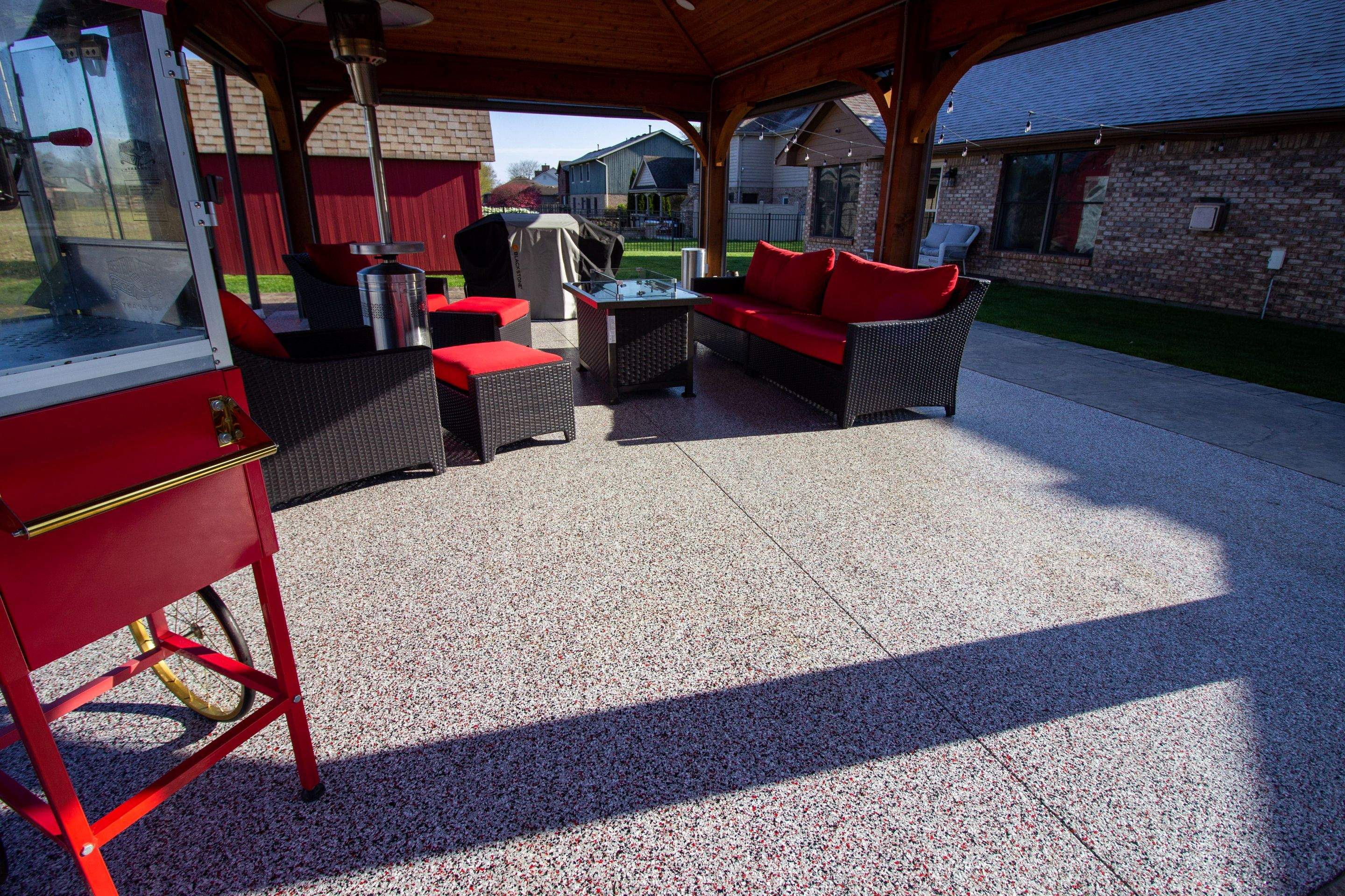 Patio Installation using Buckeye by Your1DayFloor.com