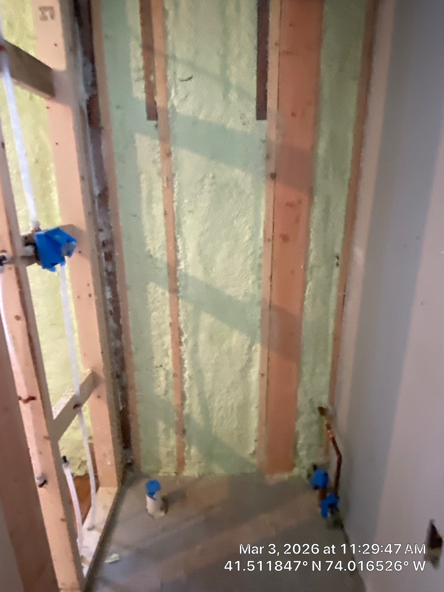 Attic Insulation using open cell spray foam by NYS Foam & Energy