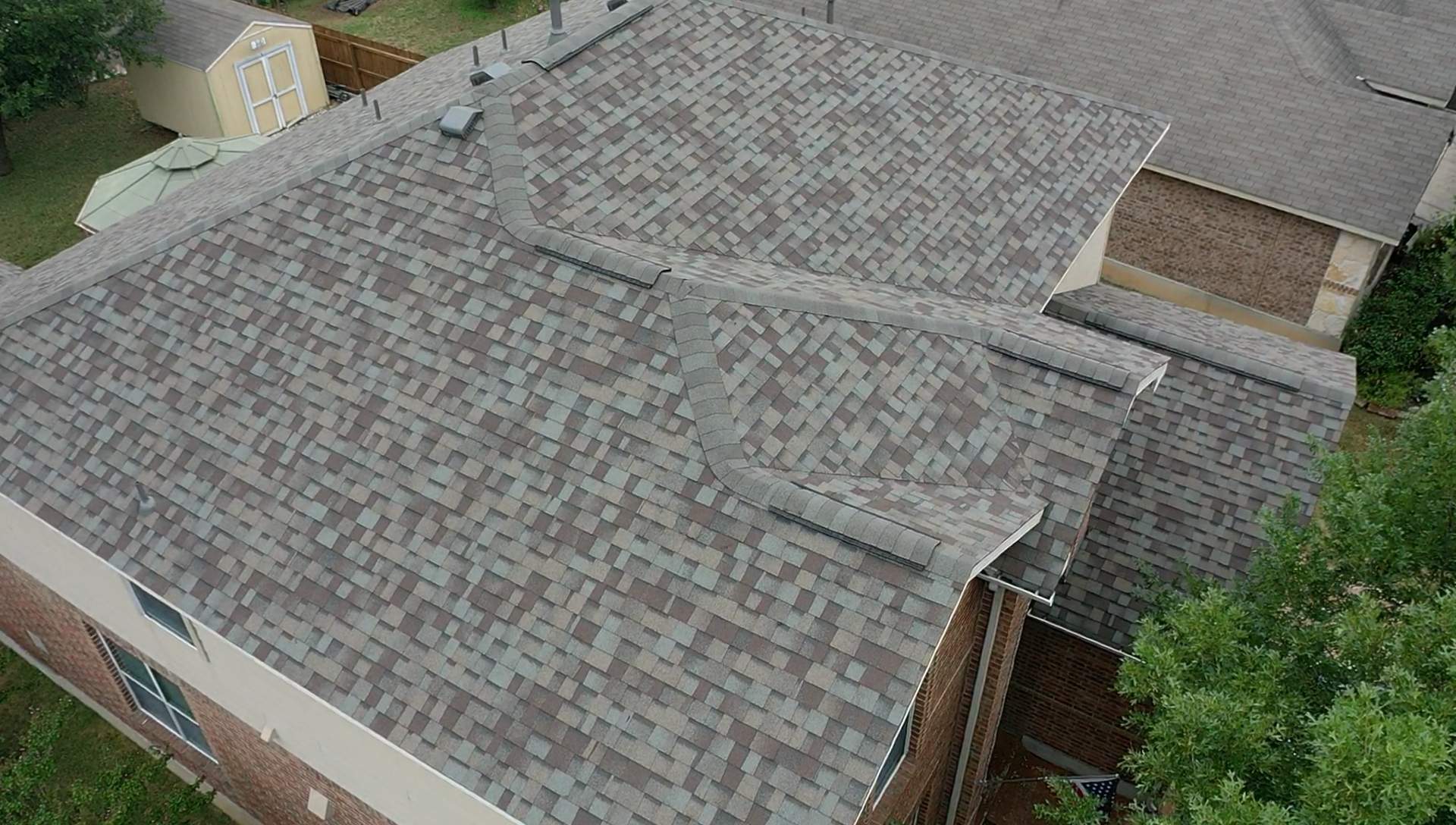 Residential Roof Replacement using Owens Corning 30 year Architectural Shingles by Premier Roofing and Contracting