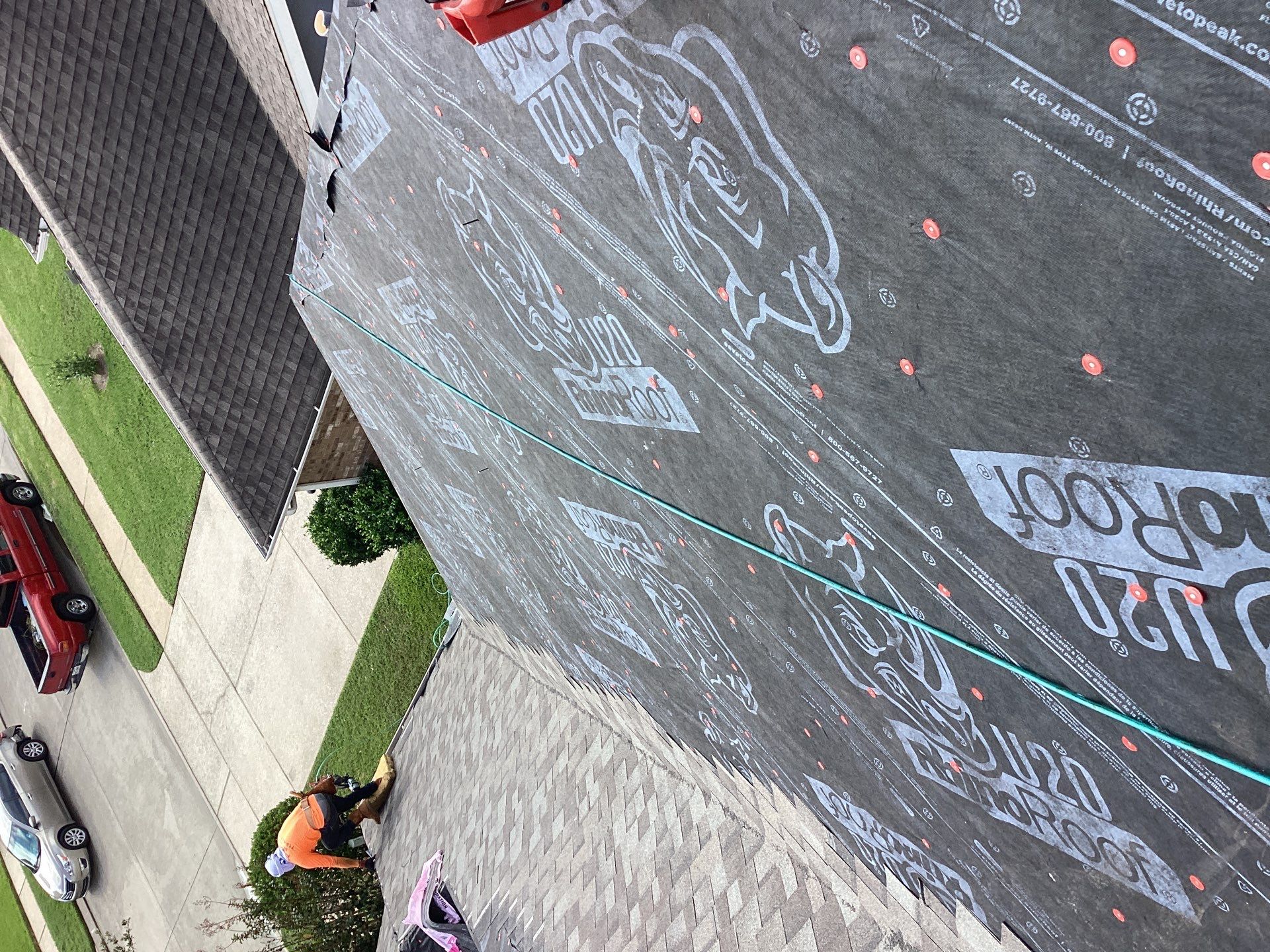 Residential Roofing Installation using Owen's Corning Duration (Lifetime) Shingles by Roof Repair Company