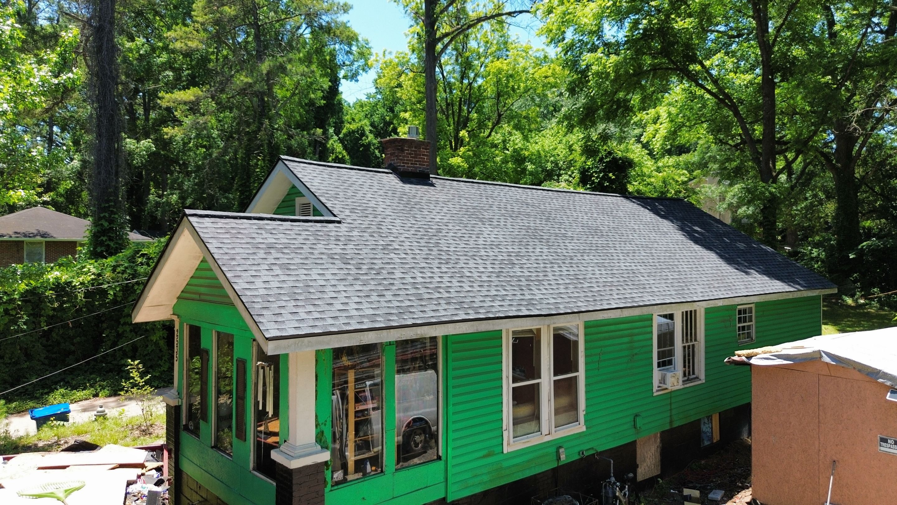 Atlanta, GA Roof Replacement GAF Timberline HDZ Charcoal by Reset Roofing