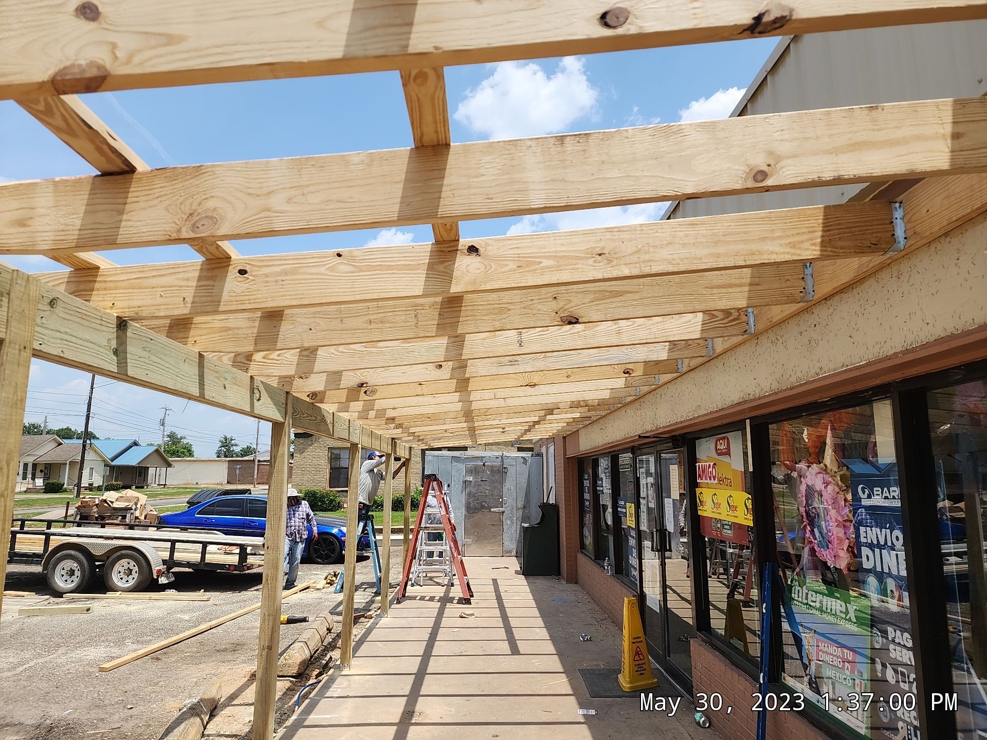 Store Building in Hope by Hostetler Roofing