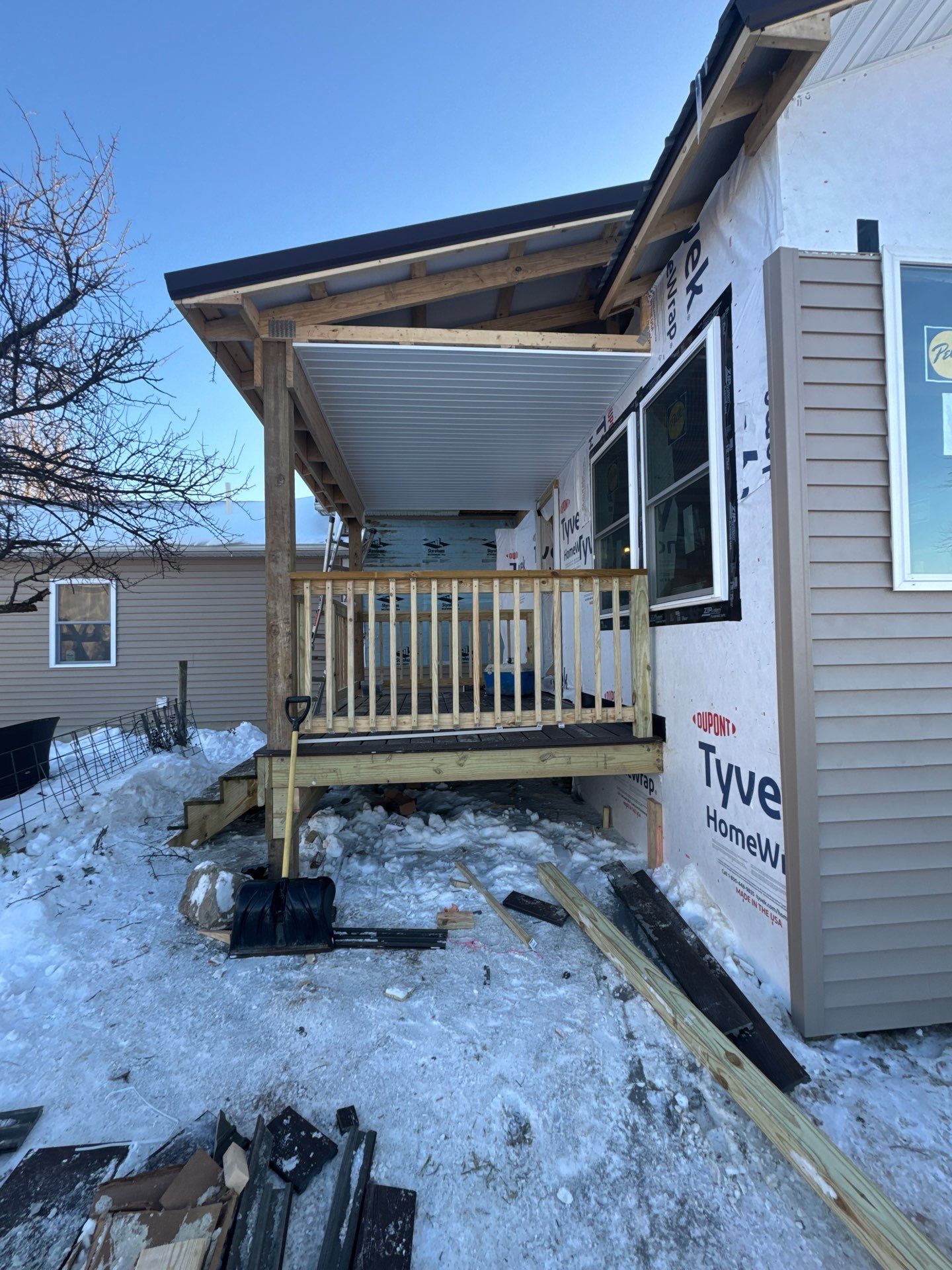 House addition and reroof by Horst Custom Homes 