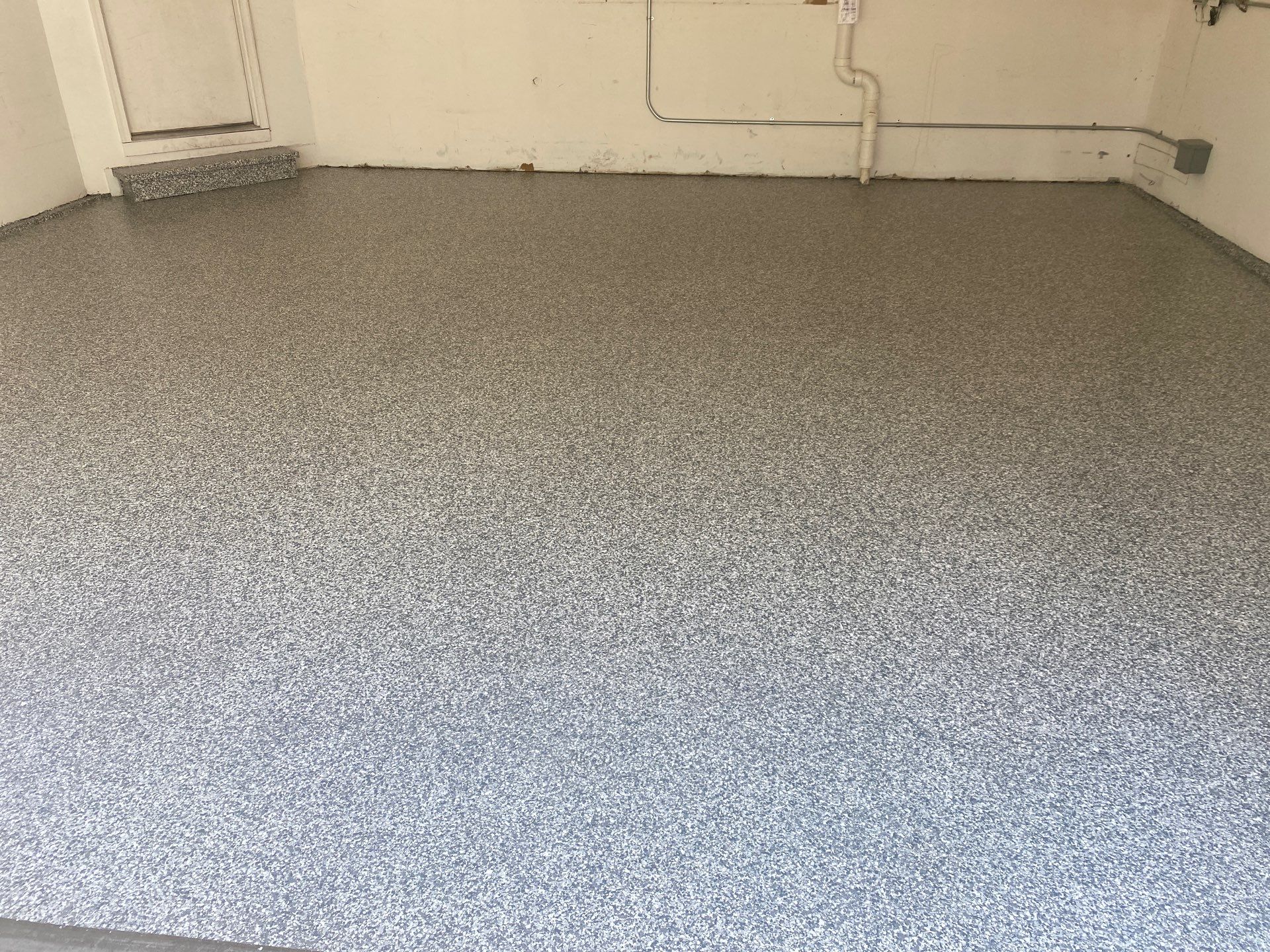 Drew D. gets a new garage floor! by Banner Garage