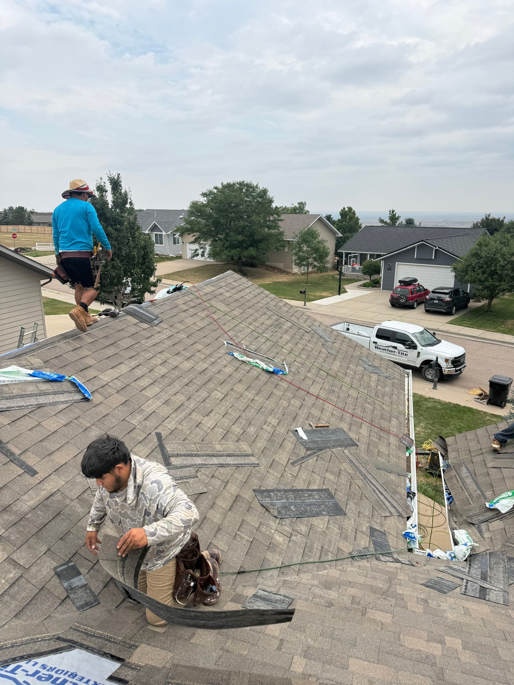 Malarkey Vista Shingle install in high wind neighborhood. by Weather-Tite Exteriors LLC