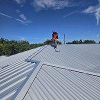 24ga 1.5" Mechanical Seam Mill Finish by Total Roofing System The Metal Roof Experts