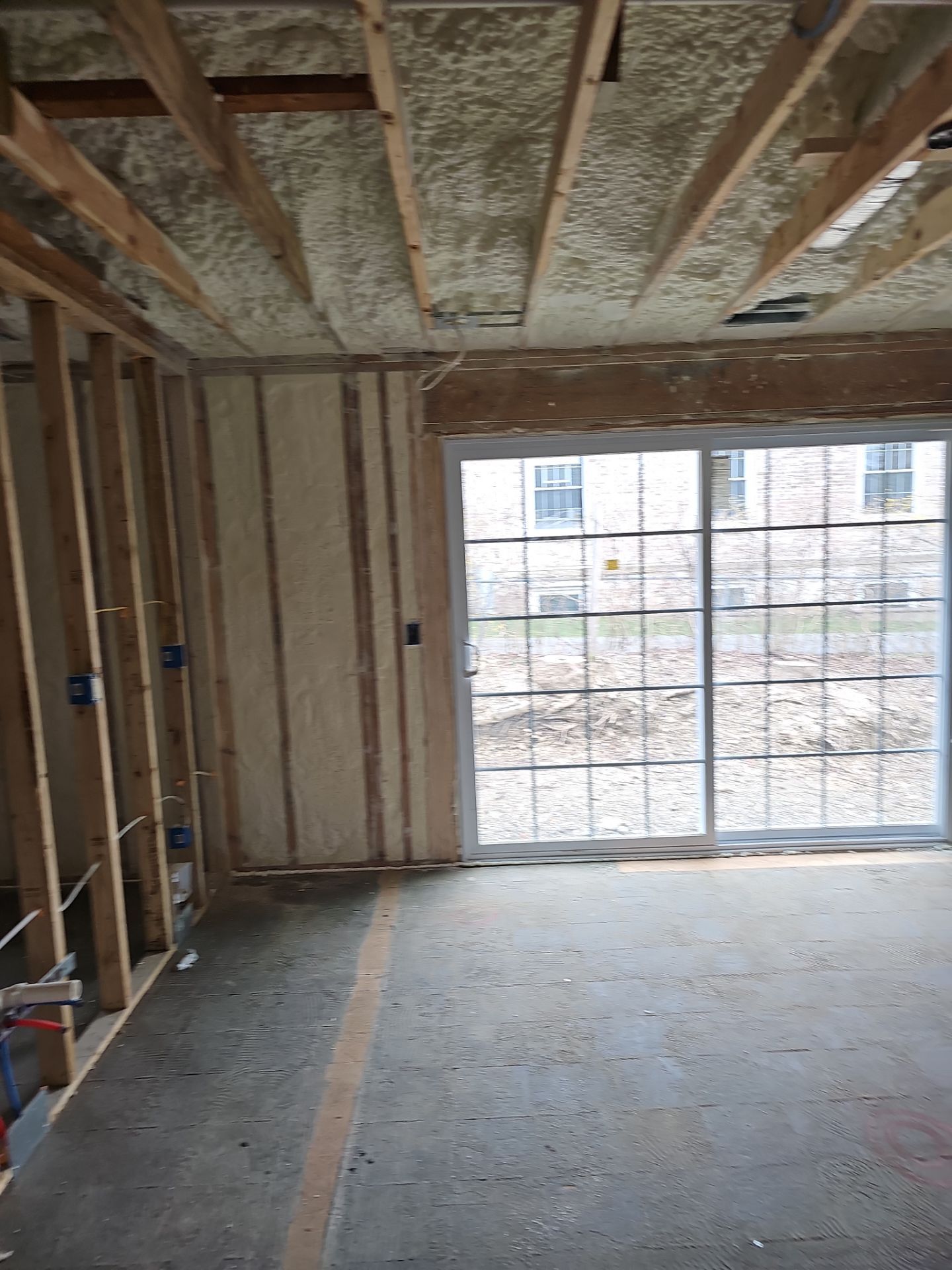 Basement Exterior Walls using Closed Cell Spray Foam by NYS Foam & Energy