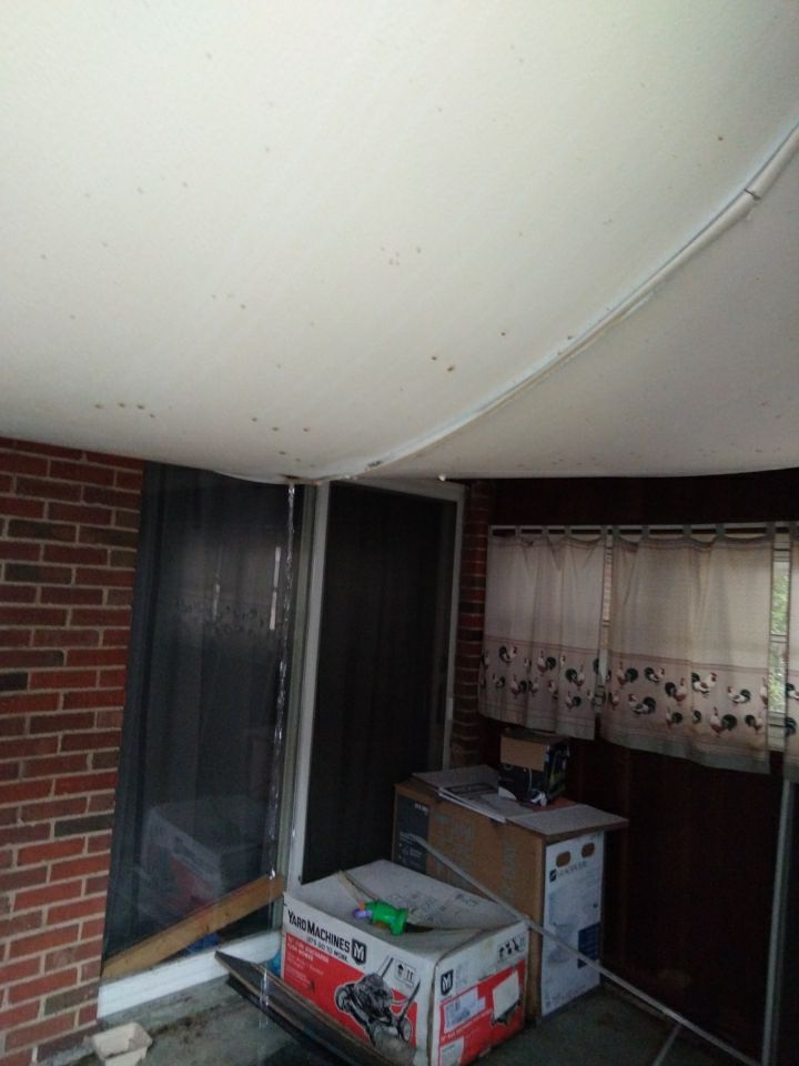 Tree Destroyed Patio Room by Absolute Roofing and Construction