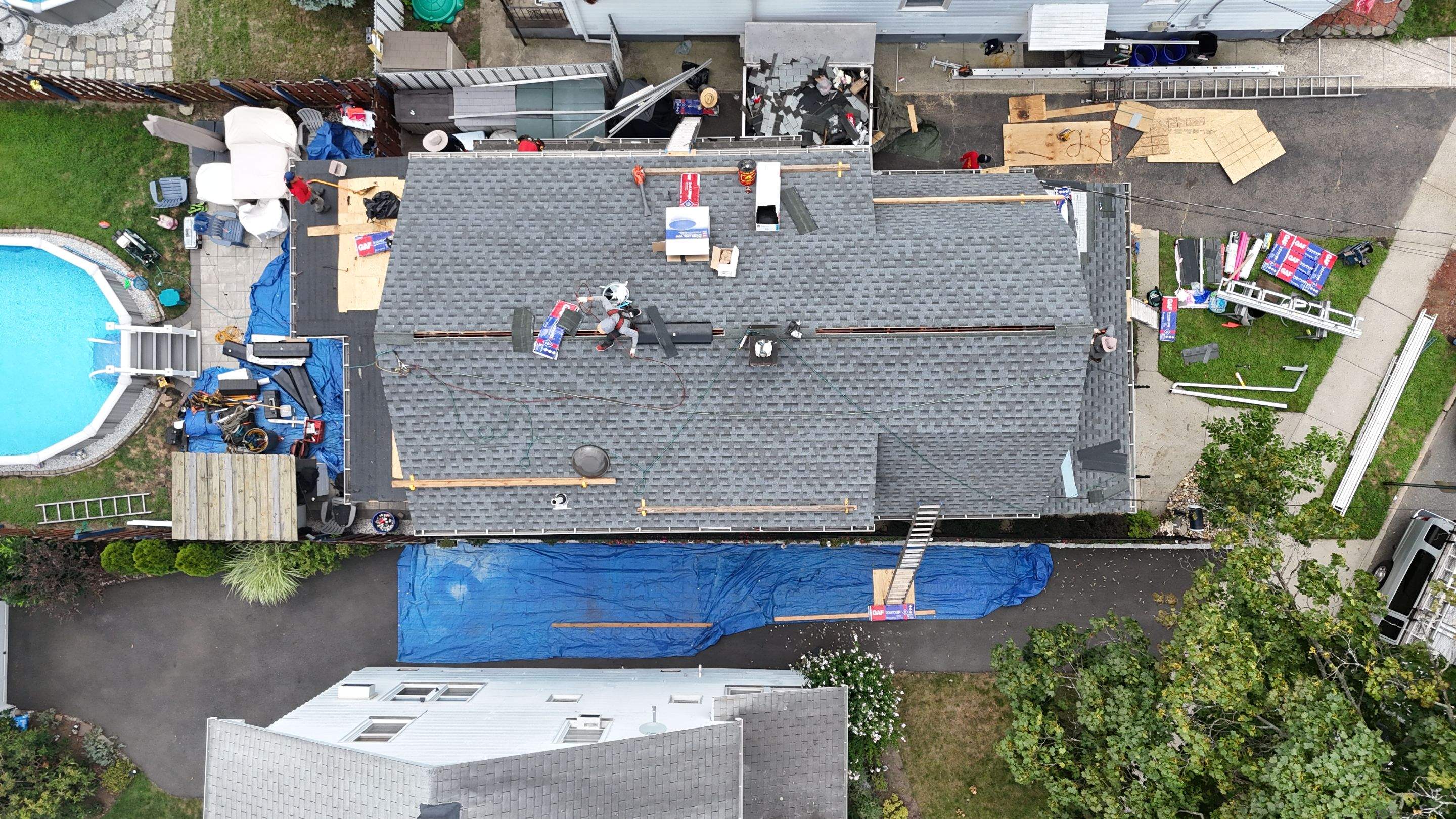 Roof Project in Lyndhurst NJ by All State Home Improvement Inc.
