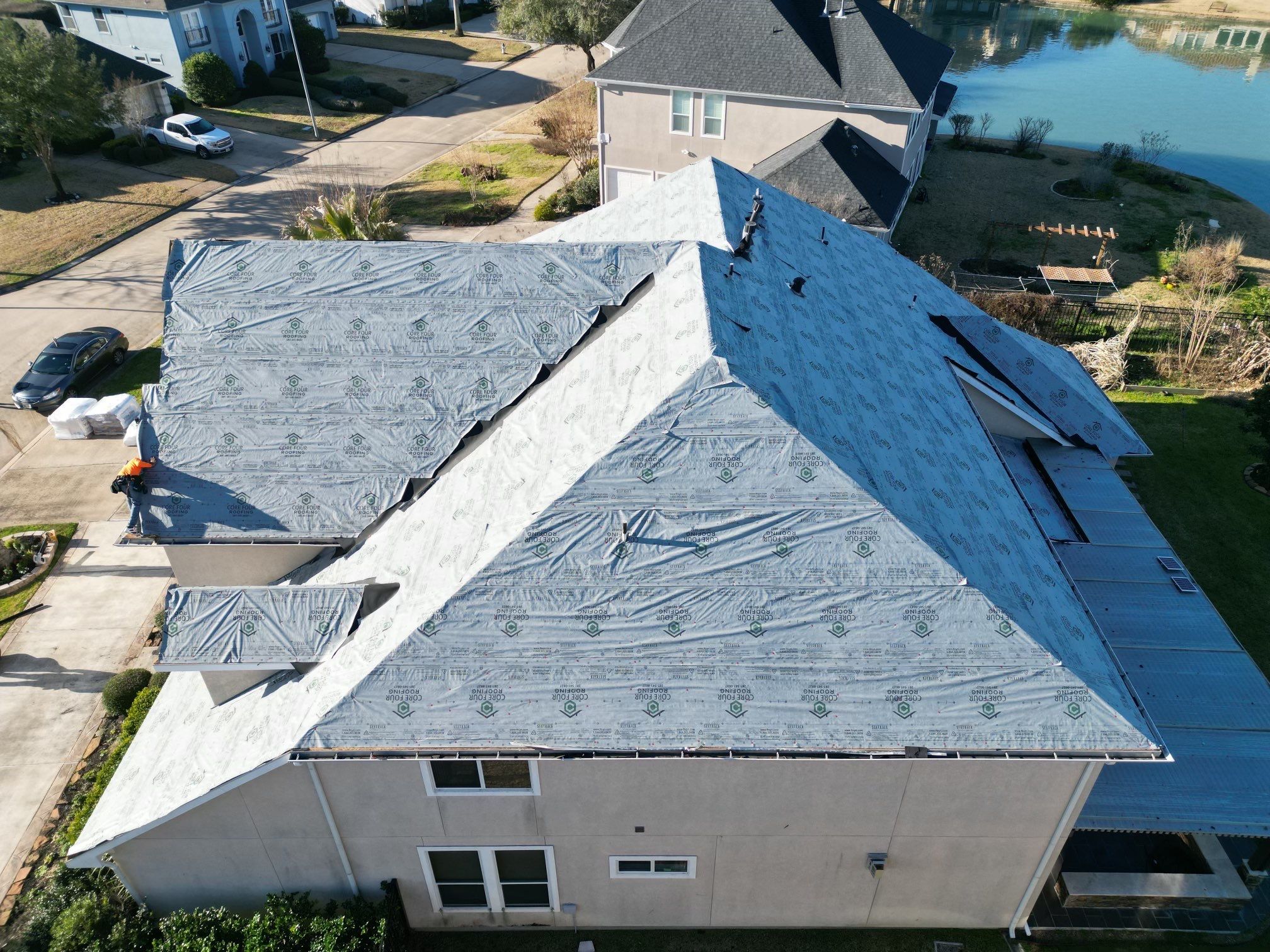 Stunning transformation using DECRA Villa Tile!  by Core Four Roofing
